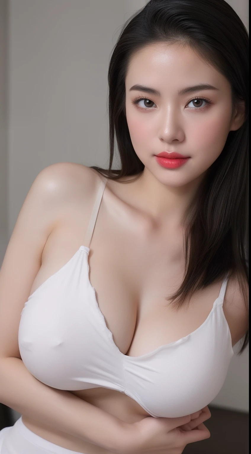 best qualtiy, tmasterpiece, 超高分辨率,fully body photo, Fantastic view, Sexy beauty ,Korean woman,Japan Woman,European and American women ,裸体的女人,no clothes are worn,Twin Peaks Temptation,Thoroughly exposed,beautiful legs seduction,golden-ratio face,perfect bodies,Beautiful face, Sexy red lips,shiny skins, Superb beauty,Perfect good figure,gigantic cleavage breasts(Round breasts),no clothes are worn, Thoroughly exposed,Skin is delicate and radiant,Remove laundry