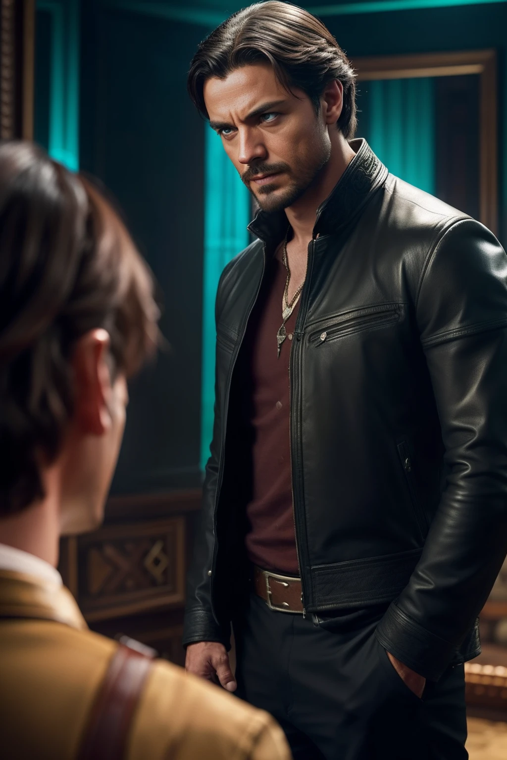 Tony-"Your son has odd-colored eyes, reminds me of my Alpha's. He is the only person I know with Amber eyes besides his father," 
Jenny-he says. "Who is your Alpha?" I ask, pretending I don't know.
Tony-"Valen the Blood Alpha," 
Jenny-he says, his eyes darting to mine in the mirror again,  gauging my reaction to his words. I feel excitement bubble in me, knowing I am correct in who he is. "He will be fine with you bringing a rogue in the territory?" I ask him. 
Tony-"He won't be there, and I will speak with him tomorrow,"