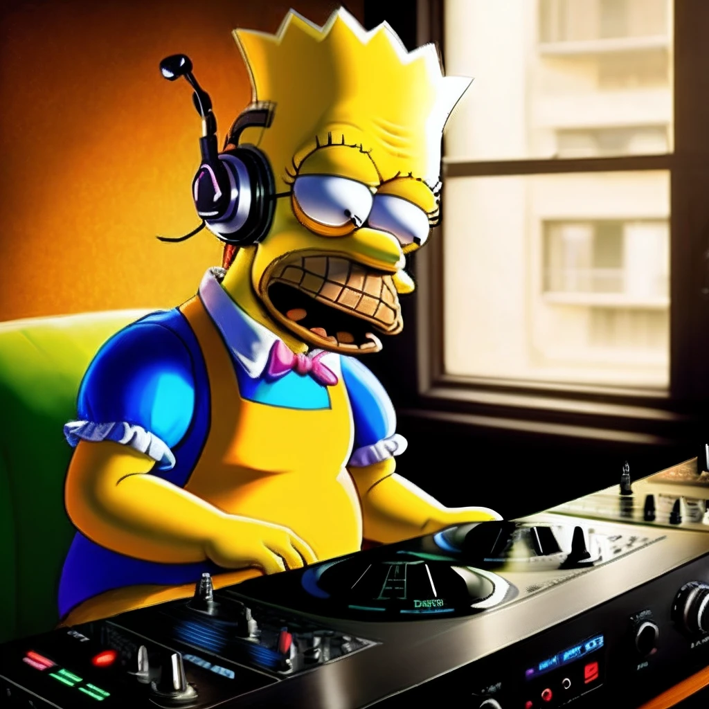 Bard do Simpsons dj