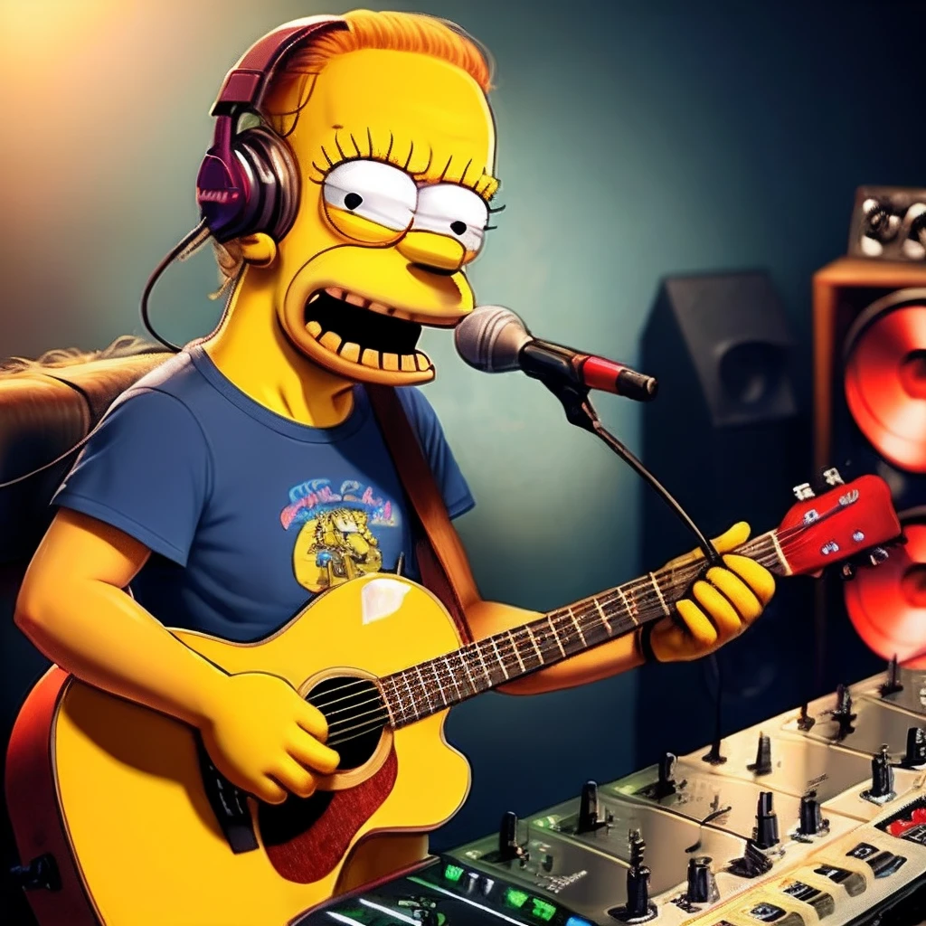 Bard do Simpsons dj