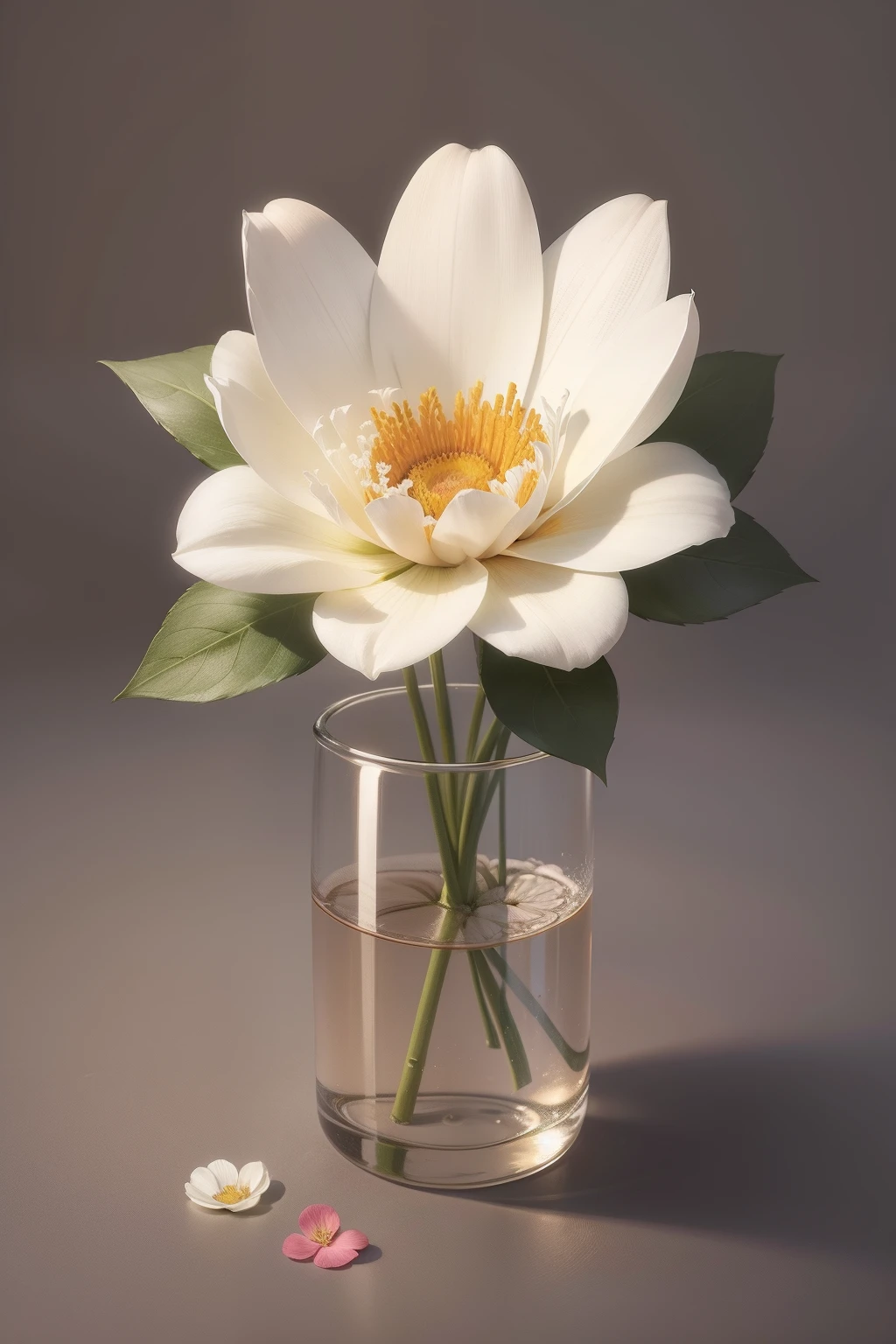 Beautiful flowers with large petals in bloom，Realisticstyle，super detailing，Simple picture，Complete flowers