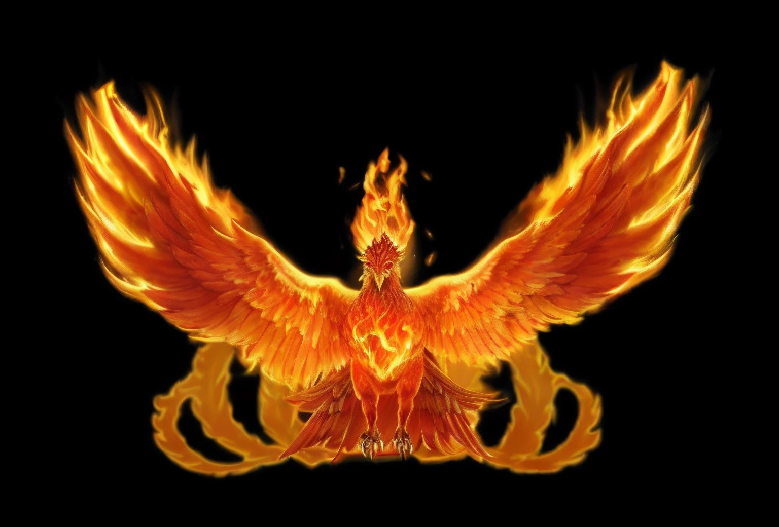 Close-up of a bird with fire on its wings, phoenix in fire, The Phoenix rose from the ashes, phoenix rising, ''wallpaper of a phoenix, fiery bird, ''wallpaper of a phoenix resting, artwork of a phoenix, with fiery golden wings of flame, phoenix-inspired, with fiery golden wings, phoenix dragon, flying scarlet phoenix, Phoenix, phoenix flames