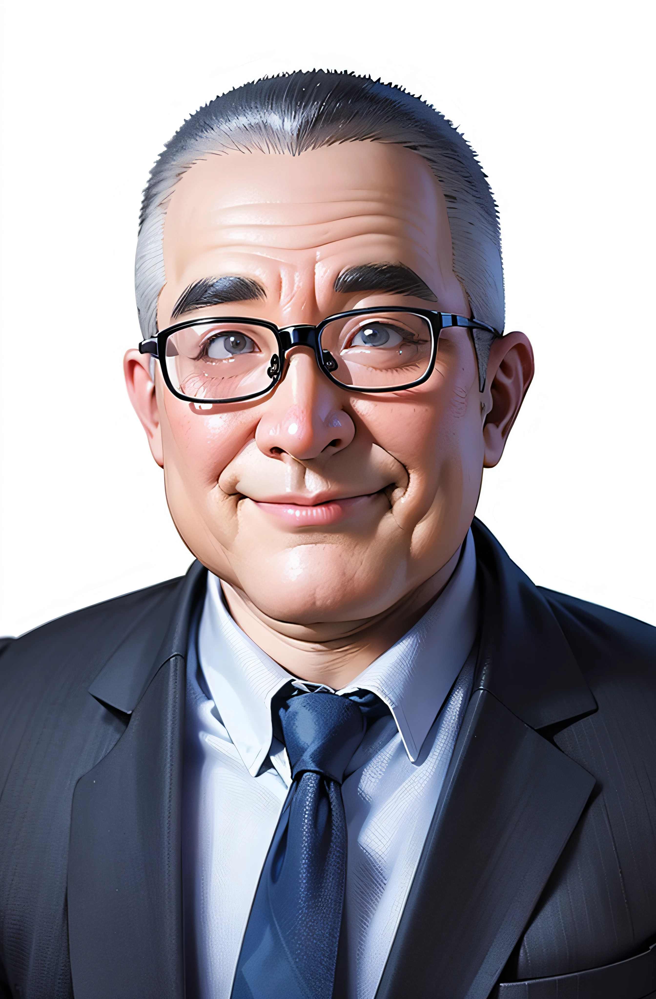 Man in suit and glasses, Slightly fat,advanced digital chibi art, style as nendoroid, live2d virtual youtuber model, Anime boy, chibiStyle, anime styled 3d, anime chibi, anime style character, style of anime4 K, thancred waters in style of wlop, official character art, From Arknights, anime figure