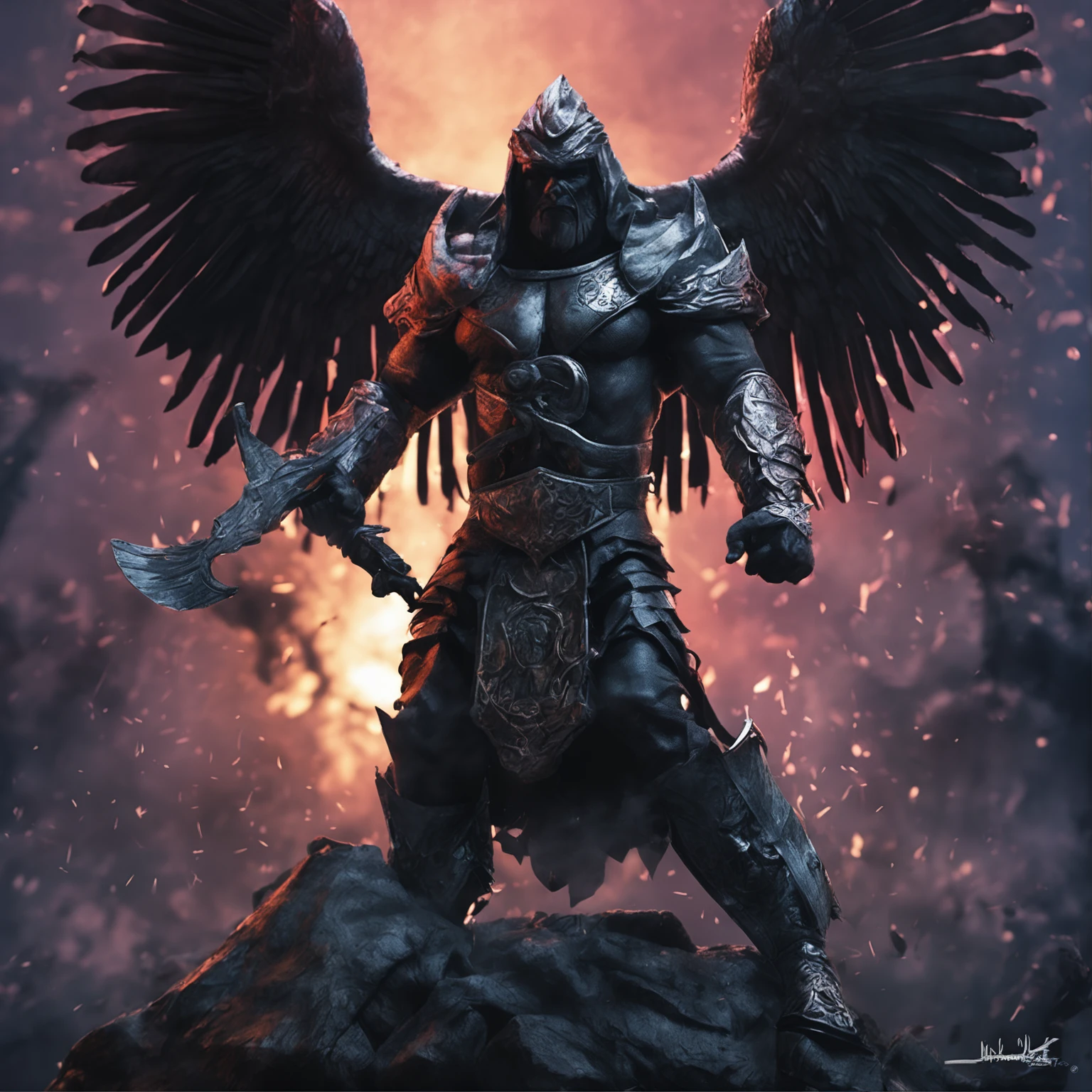 Socrate in badass armure ready to fight, Best quality, Masterpiece, 超高分辨率, (photograph realistic:1.4), surrealism, Dream-like,fusionart, Shadowdancer, shadow magic, darkness control, stealth, shadowstep, umbral spells, hidden blade,