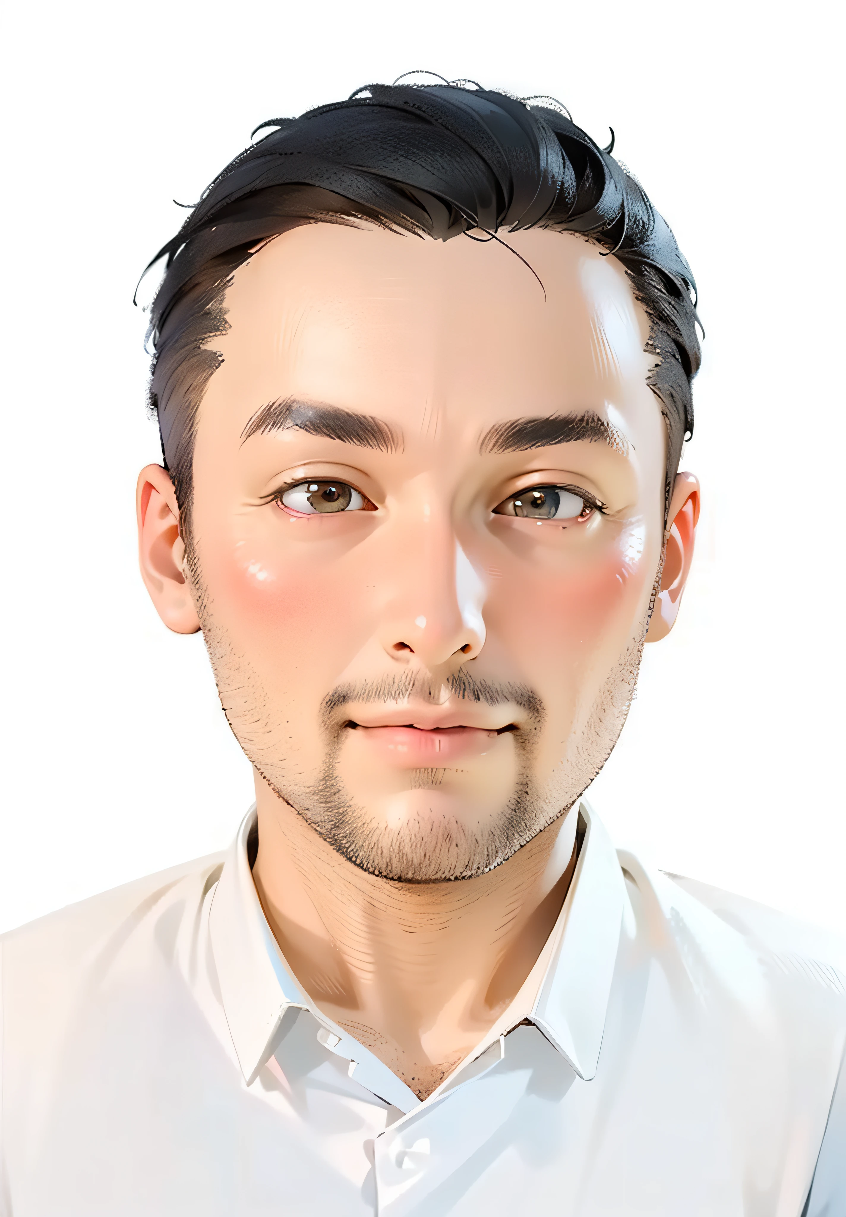 short detailed hair, advanced digital chibi art, style as nendoroid, live2d virtual youtuber model, Anime boy, chibiStyle, anime styled 3d, anime chibi, anime style character, style of anime4 K, thancred waters in style of wlop, official character art, From Arknights, anime figure