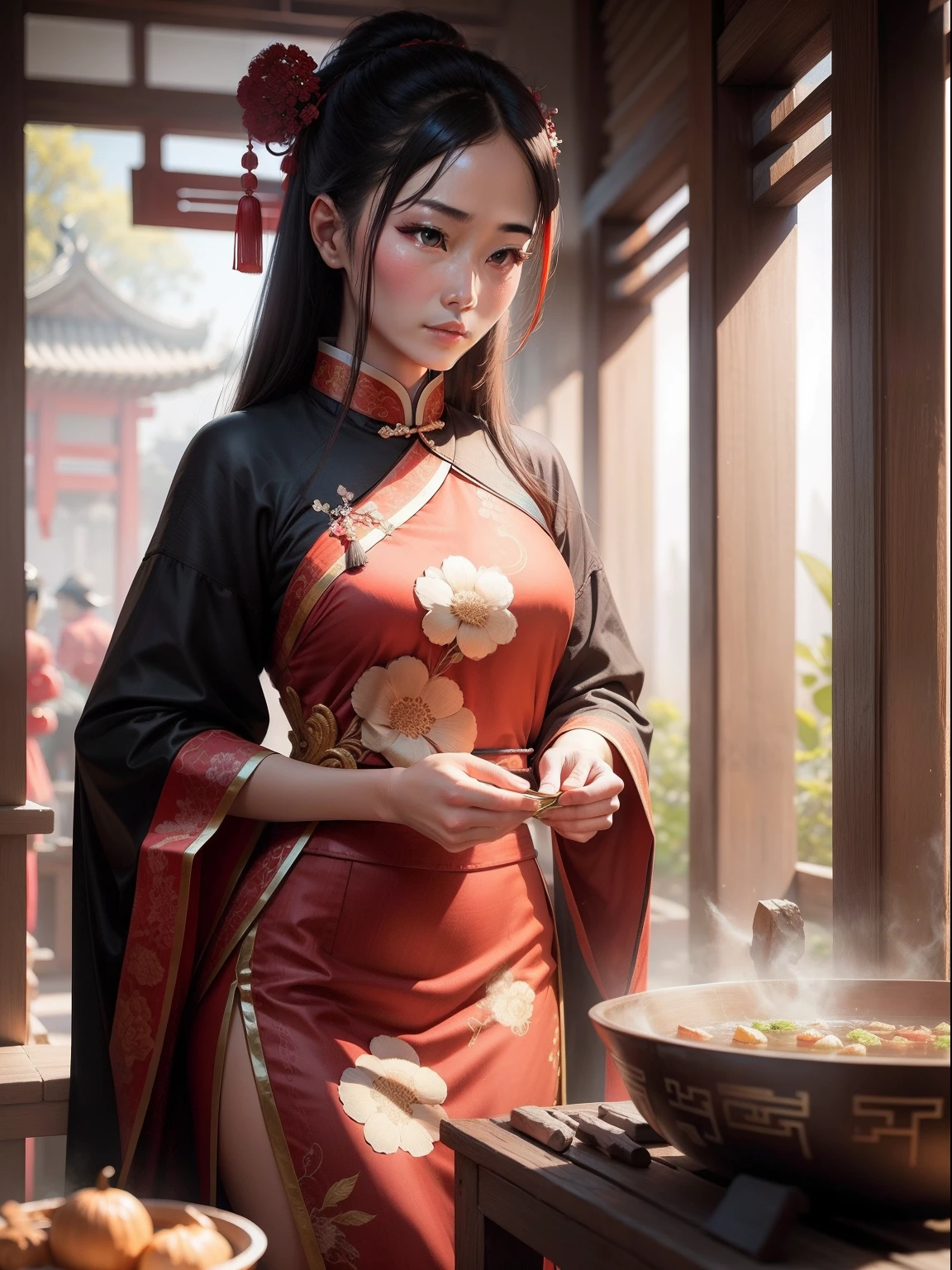 woman, China, ancient, traditional