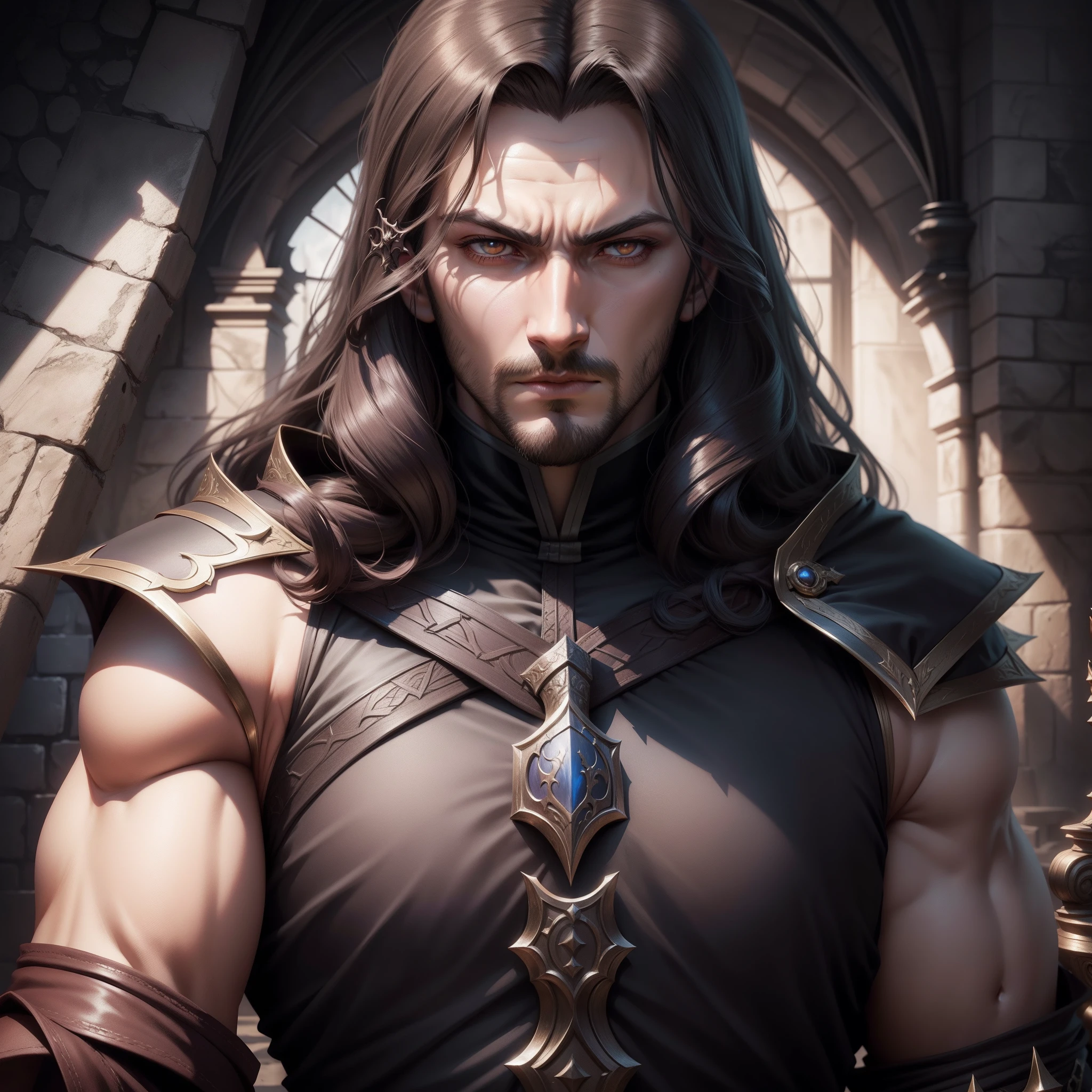 Castlevania Lord of the shadows hyper realistic shading sheet design