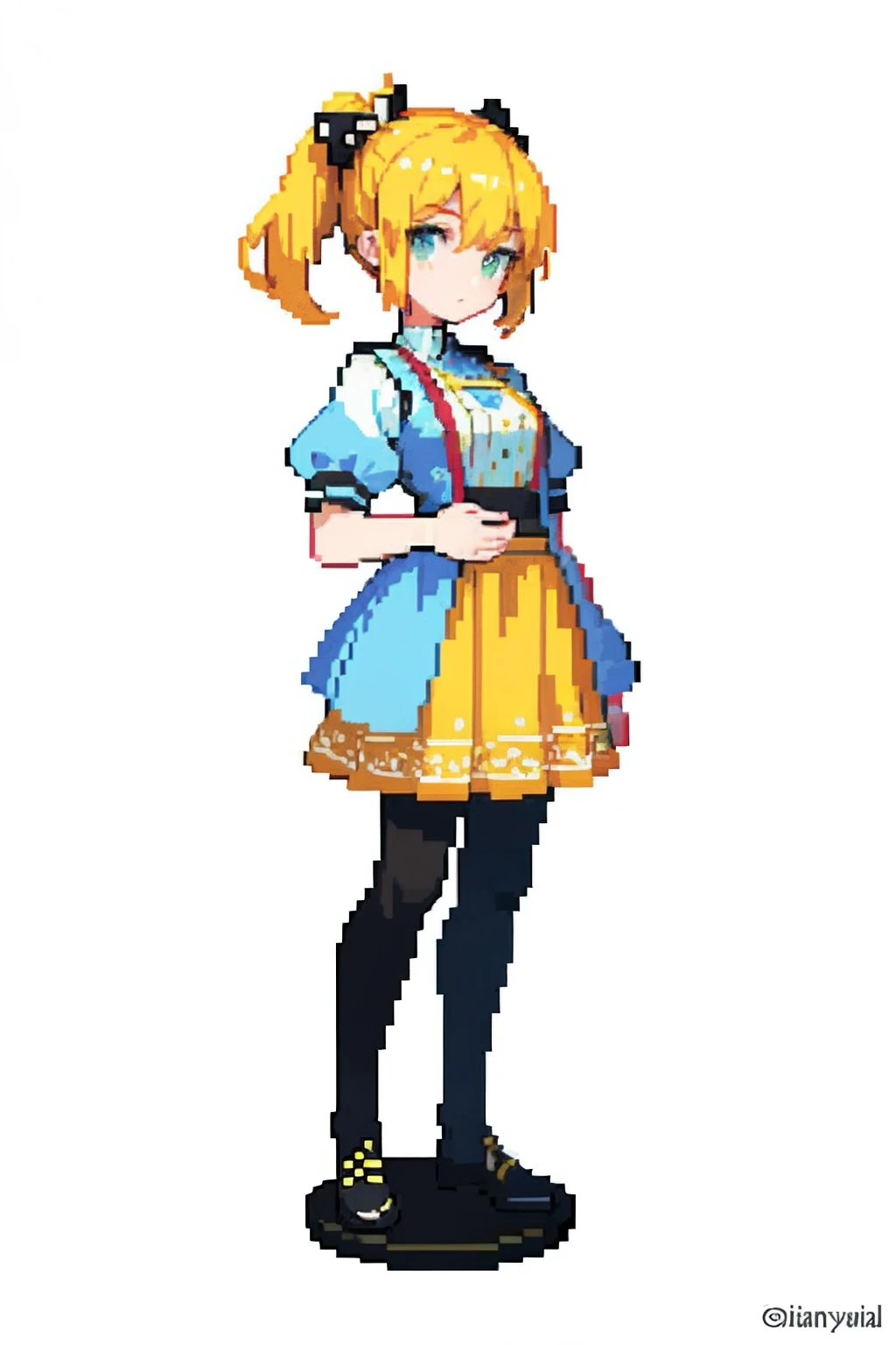 (masterpiece, top quality, best quality), pixel,pixel art,1girl,full body