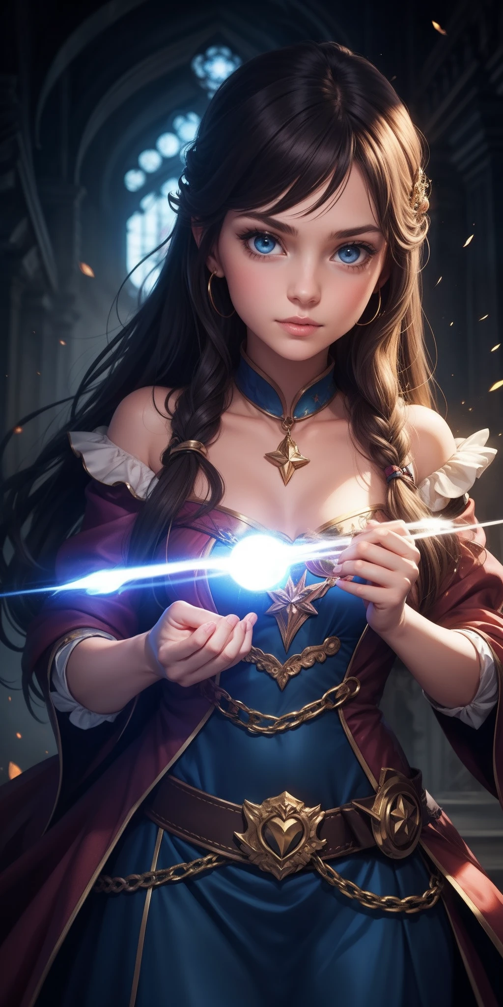 1girl,magic,