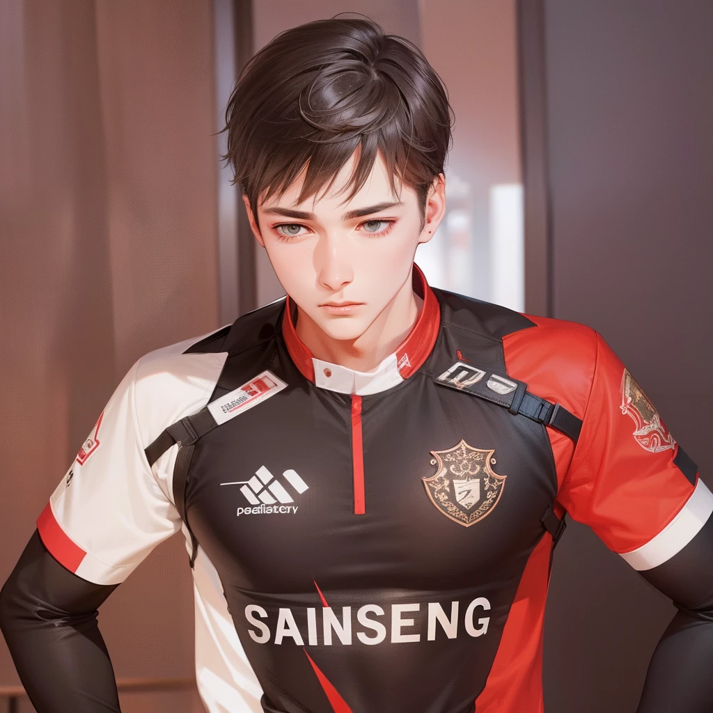 Attractive profile picture, masterpiece, ultra-precise rendering, beautiful and cool young man, dependable young man, savior of the world, simple design, most beautiful image, 4K