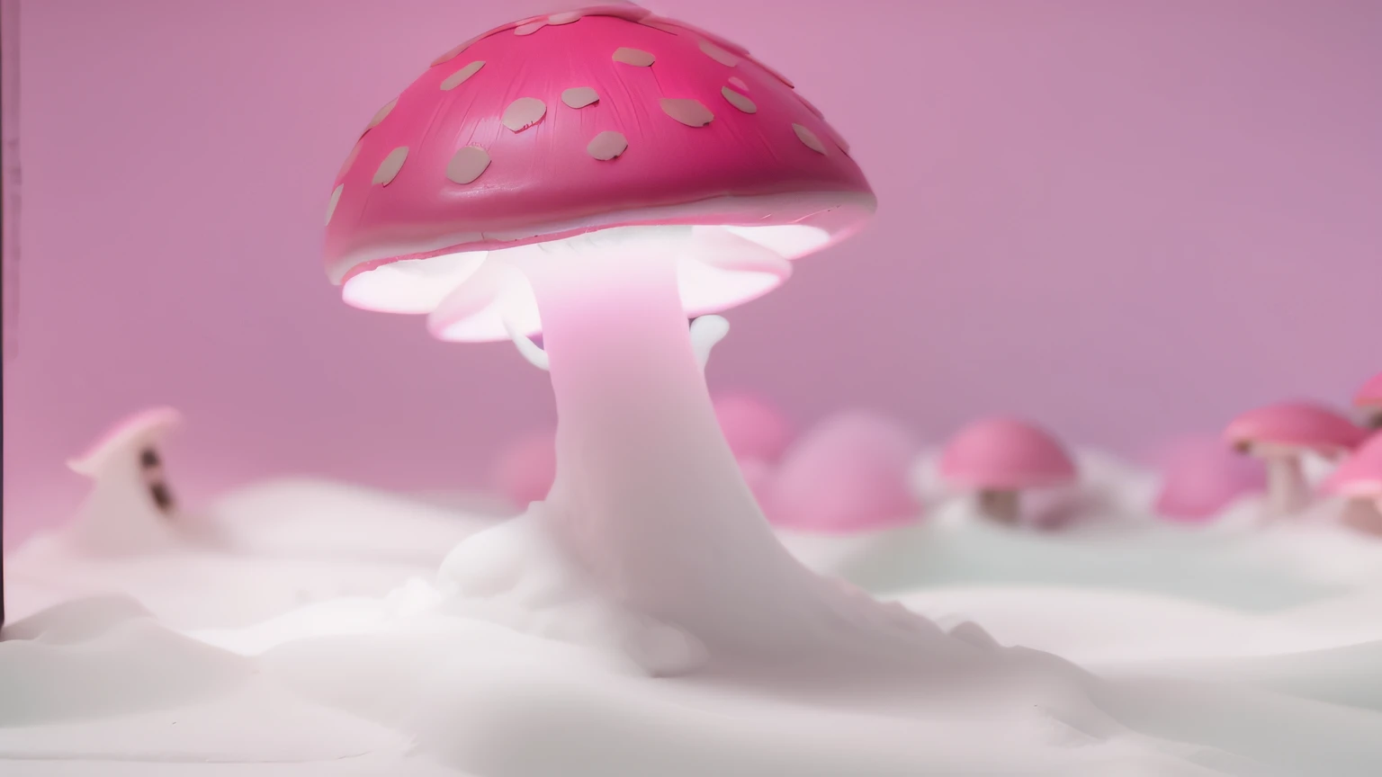 maquete. Neon dark pink mushroom. maquete. Neon Mushroom. Neve branca. maquete. neon light. cotton. maquete. dark pink mushroom.
