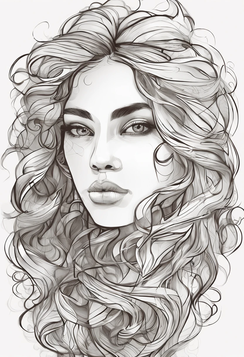 (White background:1.4),(Silhouette of a girl's head, blood color eyes, Long white hair)，(Chinese illustration:1.3，paper art:1.3, Quilted paper art:1.2),( reasonable design, Clear lines, High sharpness,Best quality, Very detailed, Masterpiece, movie light effect, 4K )
