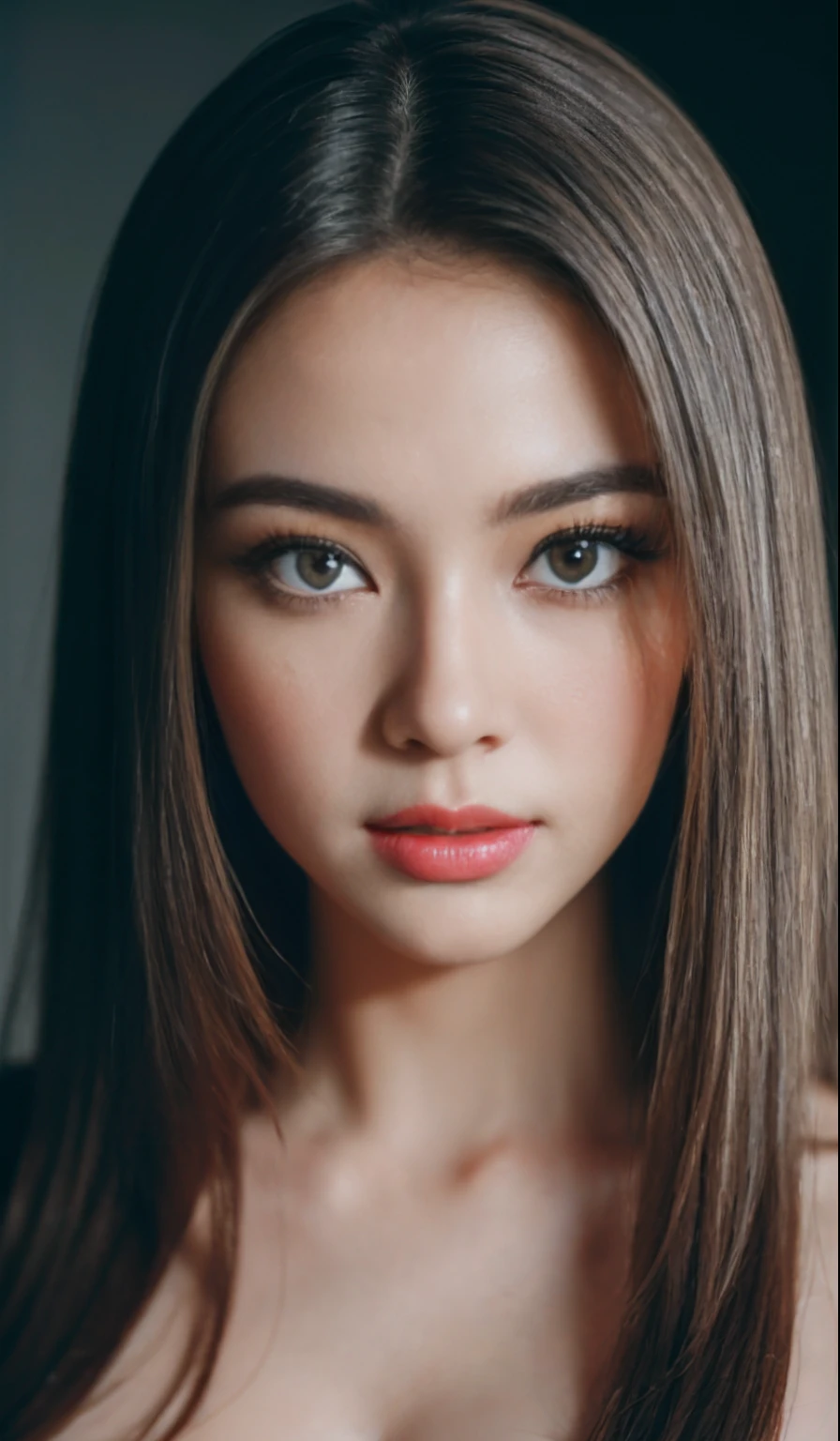 (masterpiece:1.4), (8k, photorealistic, RAW photo, best quality: 1.4), european, (1girl), beautiful face, (realistic face:1.4), (caramel hair, ponytailed long hair:1.3), beautiful hairstyle, beautiful detailed eyes, (best ratio eyes:1.5), attractive, ultra high res, ultra realistic, highly detailed, best ratio, (detailed face:1.4), looking at viewer, red lipsticks, (best ratio fingers:1.5), (realistic red eyes:1.2), perky_, slipped_, ((high proportional realistic breasts, realistic big breasts):1.4), (closed mouth:1.5), (camel_toe_:1.4), (lying down female dressed red catwoman costum:1.2), lingerie, spreading legs, (full body visible:1.5), portrait, photography, detailed skin, realistic, photo-realistic, highly detailed, full length frame, High detail RAW color art, piercing, diffused soft lighting, shallow depth of field, sharp focus, hyper realism, cinematic lighting