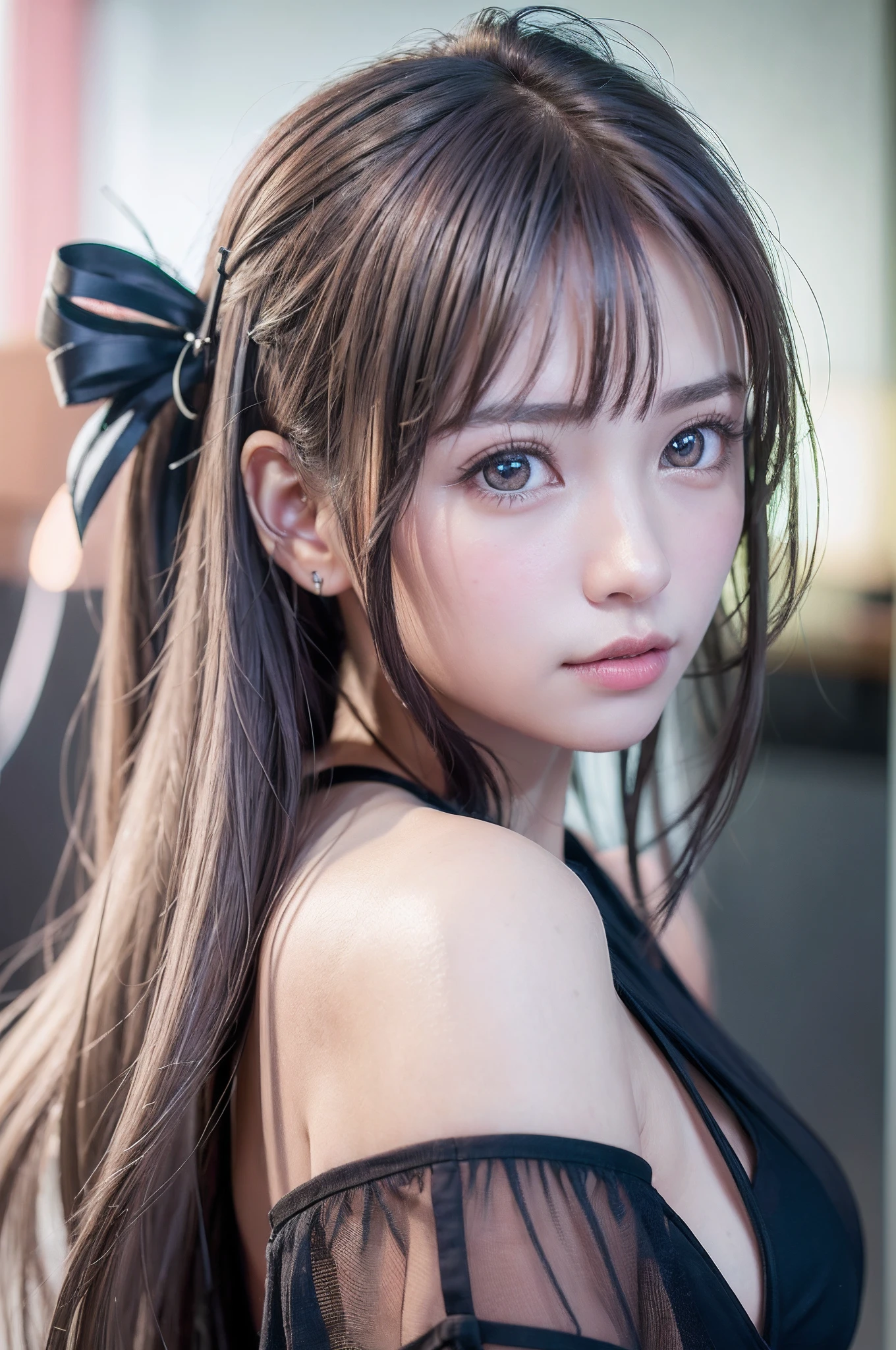 (((((Thin underwear)))))), (Light blue underwear)))), (Smiling)))), (Ribbon)), (Pore feeling))), (Slight rough skin))))), (Small bust))))), (Crotch without bulge)), (Female crotch)))), (Tropical hotel room)), (Bathroom), ((EOS R 50mm)), (Nikon Z 85mm), (( Single focal length shooting)), ((highest quality)) ((masterpiece)), ((side ponytail)), ((braid)), complex details, sharp focus, professional, ((((((photorealistic))))), real life, surrealistic, photorealism, silhouette lights, fine details, top quality, highly detailed CG Unity 8k wallpapers, perfect artwork, Full body, shiny hair, glowing eyes, shiny skin, realistic, perfect female figure, constricted waist, camera gaze, lace, seductive posture, sexy pose, very delicate and beautiful, best quality, beautiful detailed girl, beautiful fine eyes, face lights, cinematic lighting, see-through, white pajamas, transparent material, buttock exposure, realistic expression of face, (complex details, makeup, ( Detailed beautiful delicate face, detailed beautiful delicate eyes, face) perfect proportions, detailed skin, detailed skin, best ratio of four fingers and one thumb, arms under chest, medium large breast, smooth upper abdomen, lean and thin, fashion, solo, (young), face highlight, detailed face, white skin, silver hair, big eyes, silk robe, (hollow pattern, silk), Luxury Room, Professional Writing, 1 Girl