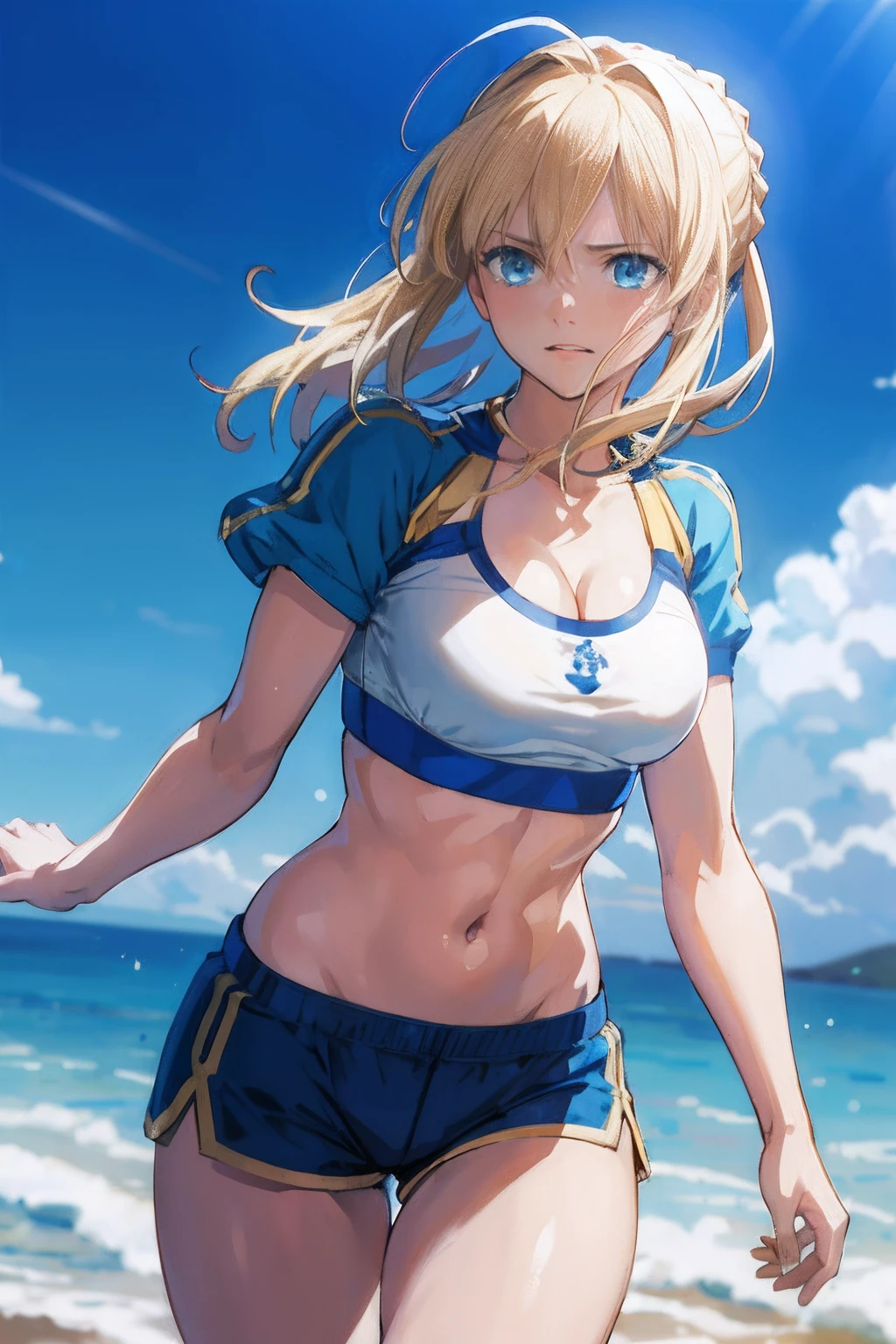 ((masterpiece)),(best quality:1.4),(realistic),(1girl),artoria pendragon \(fate\) ,(beautiful eyes),(a melancholy expression that stirs affection)