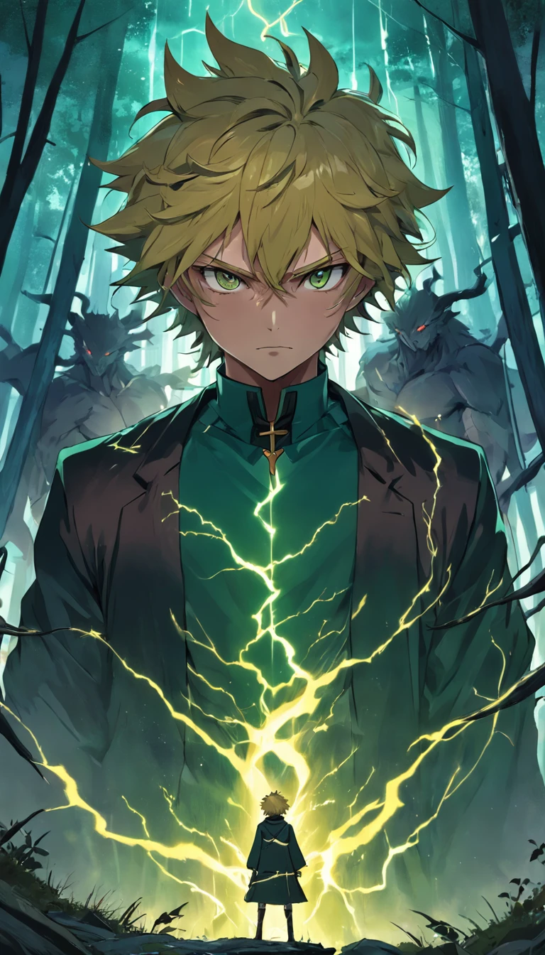 Men, Deep curls, Thunder, Scar, ln the forest
