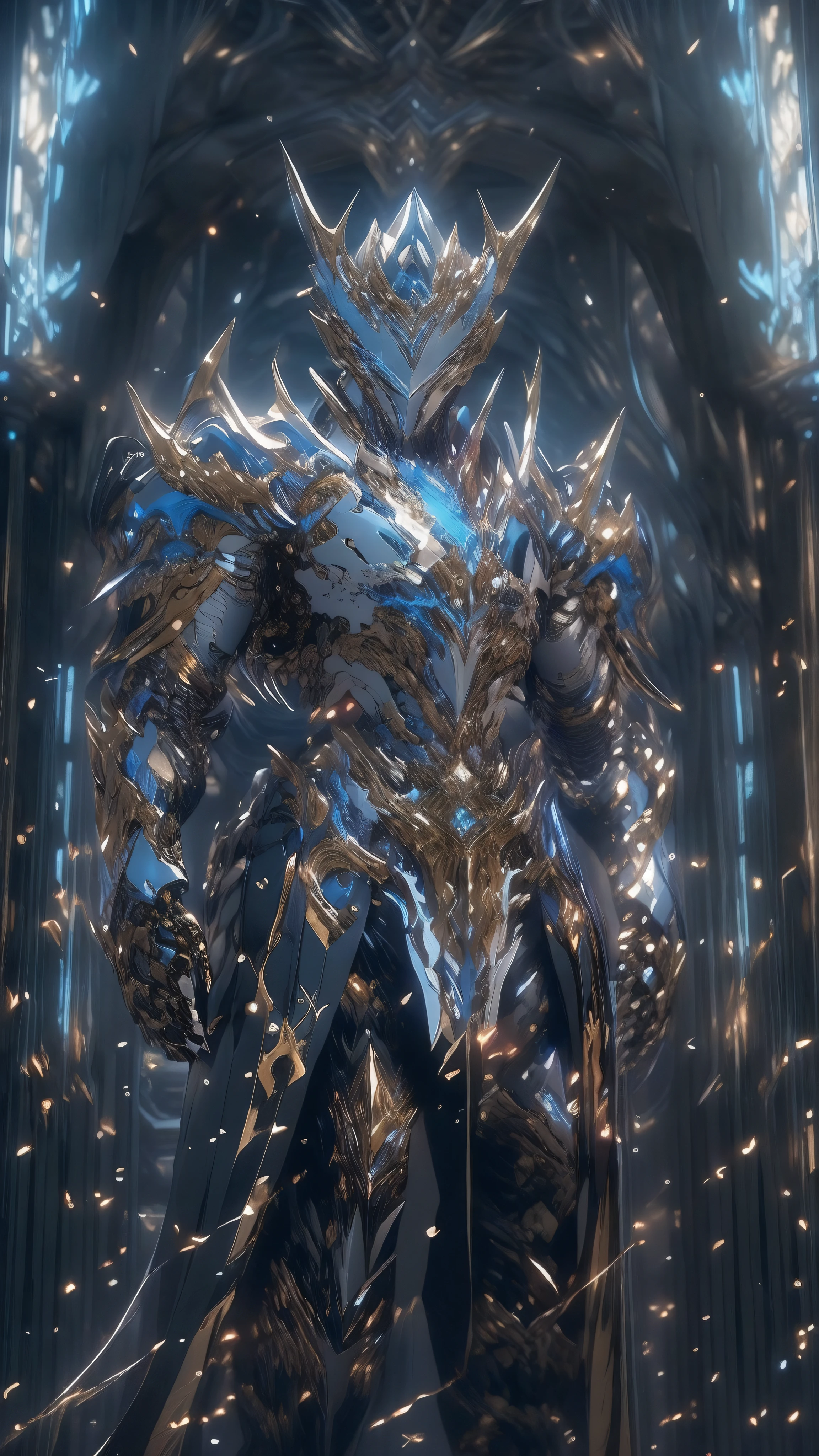 Cyborg elf king, epic, HDR, hyper-detailing, cinematic ligh