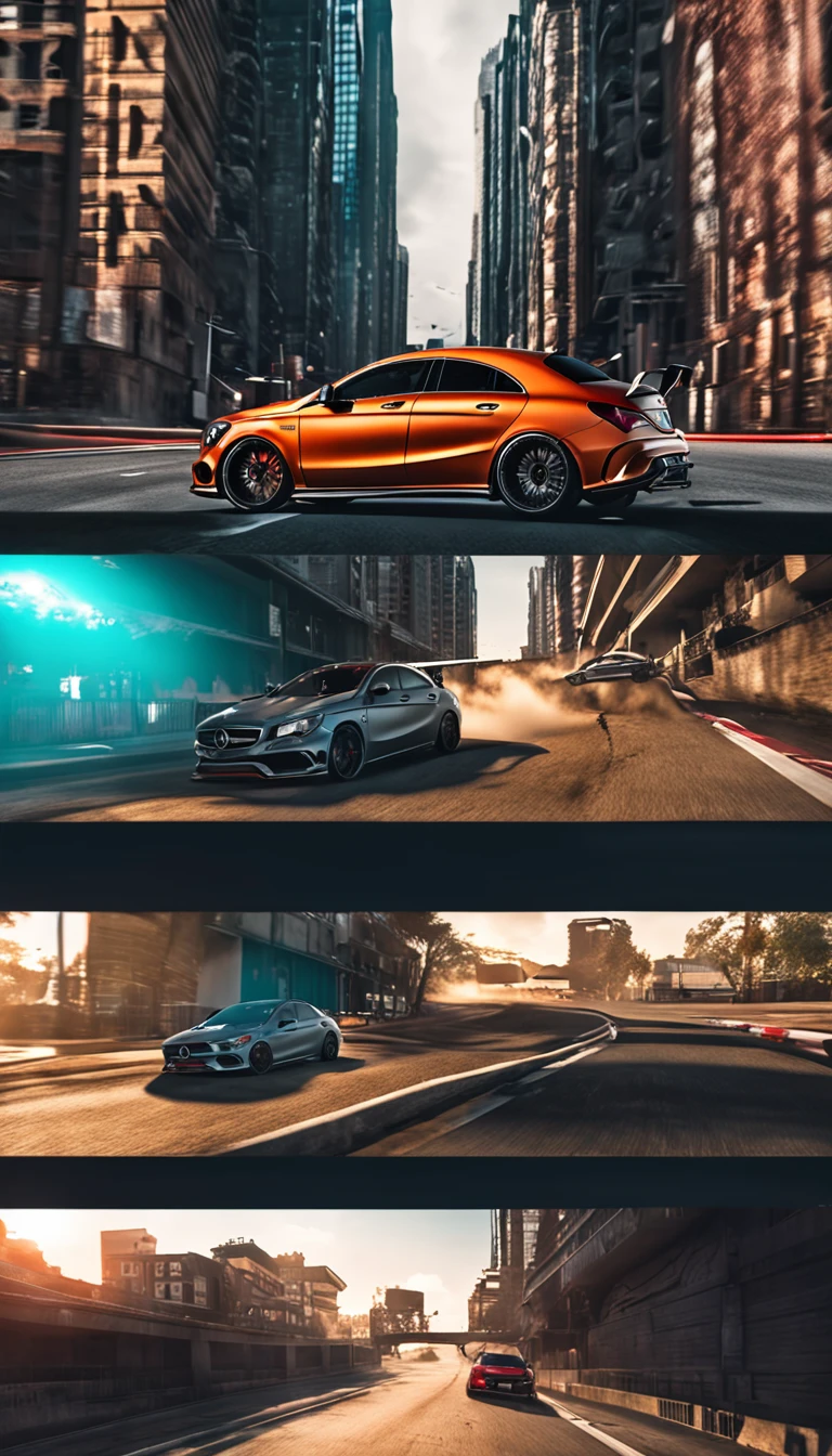 CLA 45 AMG,With carbon fiber hood and body kit