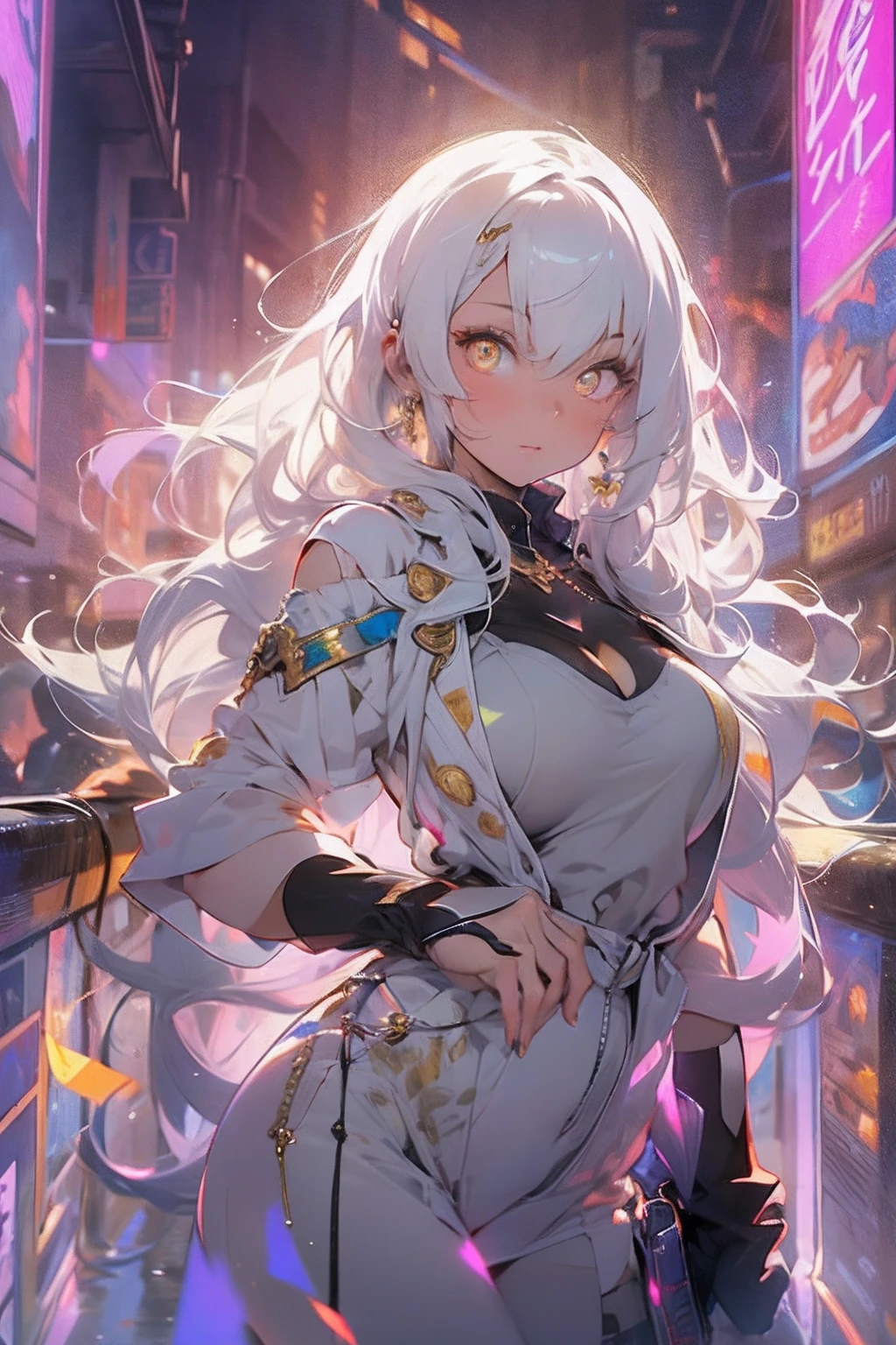 highest quality, masterpiece, expensive_response, 1 girl, hair ornaments, ネックresponse, jewelry, beautiful face, About the body, Tyndall effect, photographのようにリアルな, dark studio, rim lighting, two-tone lighting, (expensive detailed skin:1.2), 8K uhd, Digital single-lens reflex camera, soft lighting, expensive quality, volume lighting, Frank, photograph, expensive responseolution, 4K, 8K, Bokeh, medium breasts, open fingers,