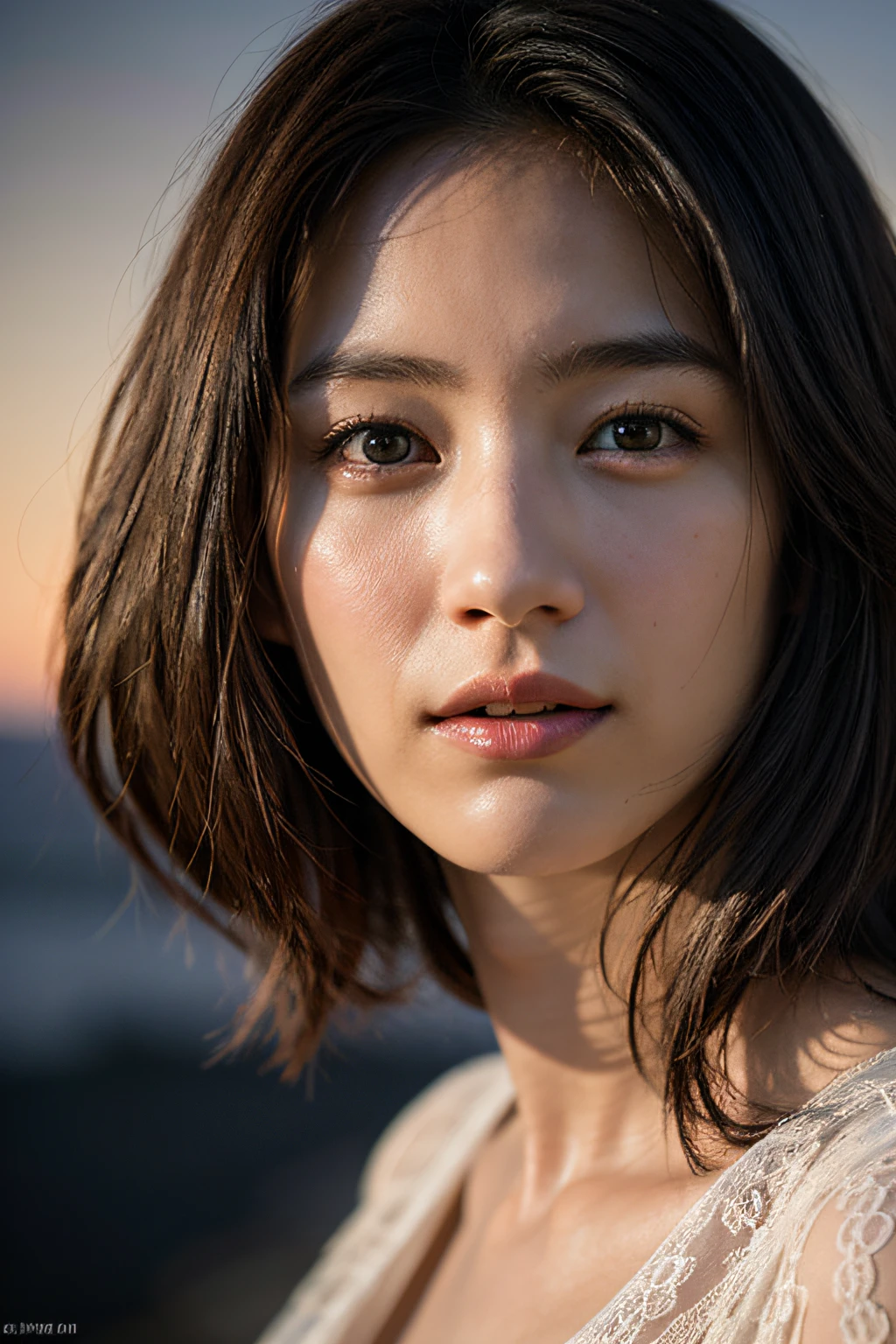 8k, RAW photo, best quality, masterpiece:1.2), High detail RAW color photo, professional photograph, (realistic, photo realistic:1.37), cinematic light, beautiful woman, dubai landscape