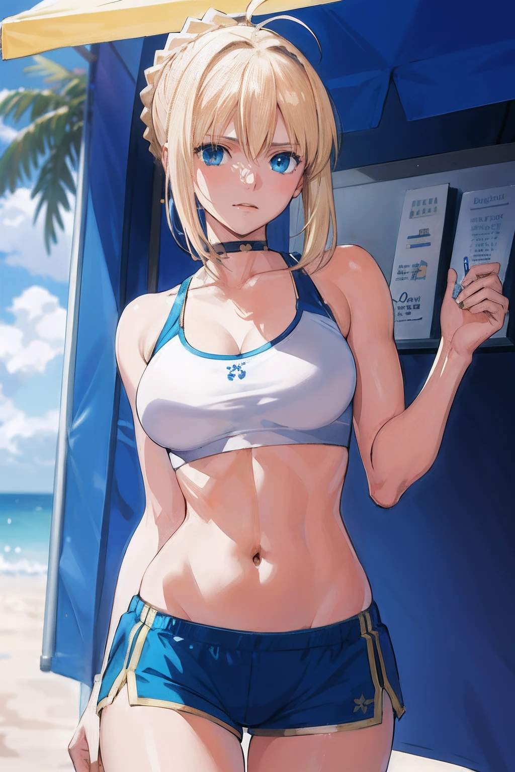 ((masterpiece)),(best quality:1.4),(realistic),(1girl),artoria pendragon \(fate\) ,(beautiful eyes),(a melancholy expression that stirs affection)