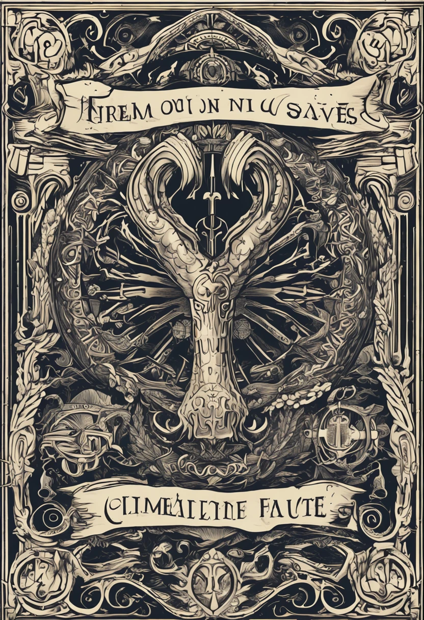 rie um logotipo que represente uma chave ornamental, symbolizing access to the secrets of occult science and unknown facts.