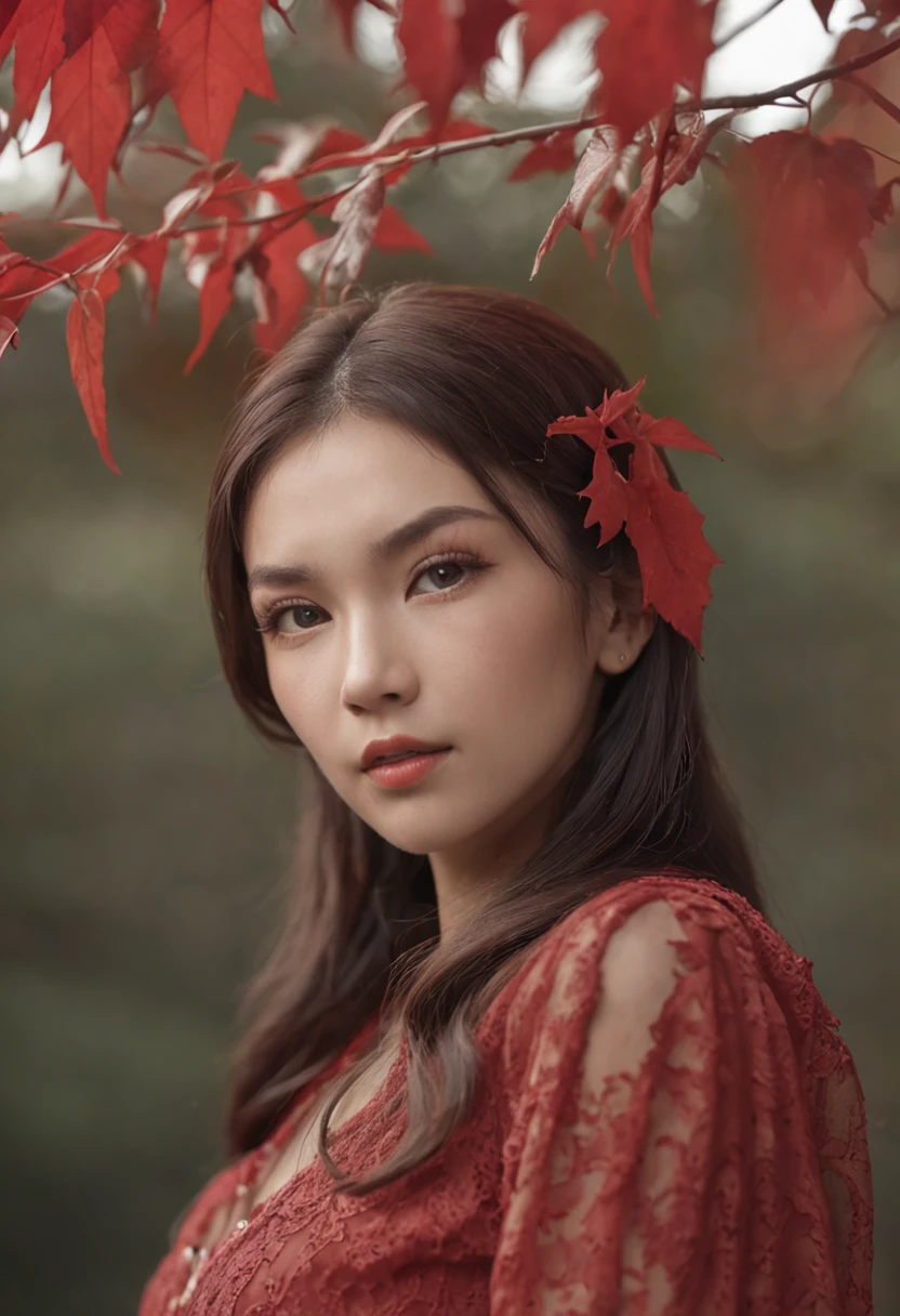 Ning red leaves