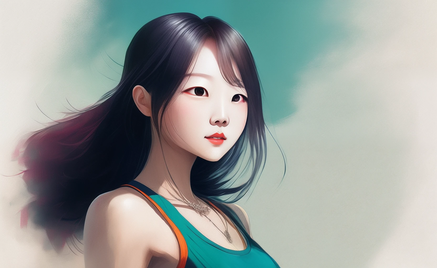 光着的女人