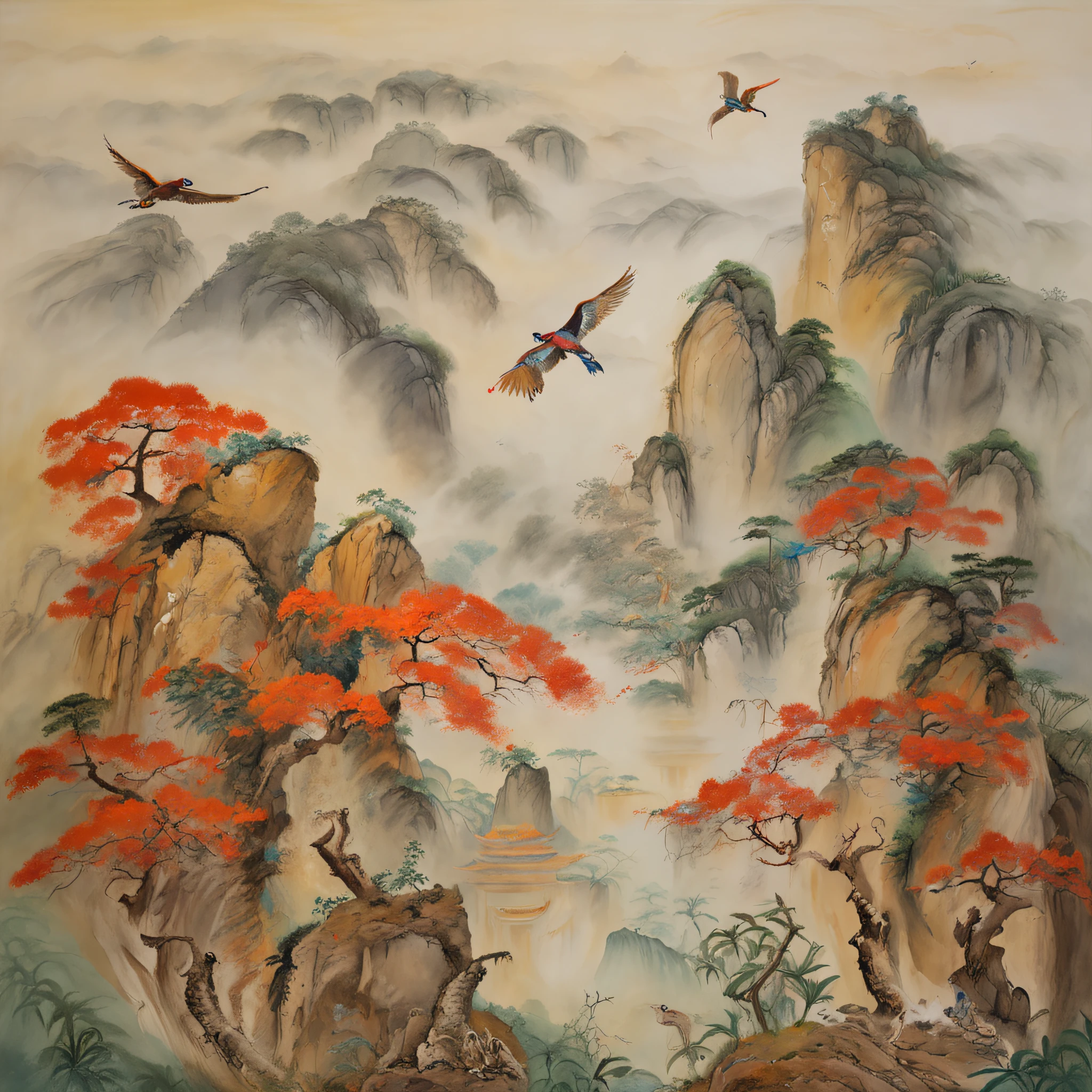 Male: 45 years old, the ancestor of Chinese medicine、"Medical saint" - Qi Bo(Antiquity:Before summer,"Age of Mythology" "Age of Three Emperors and Five Emperors")
Qishan is surrounded by auspicious clouds,Birds are chirping(People drawings add these elements)
Qishan:Present-day Shaanxi region,In ancient times, it was rich in products and densely forested(Large areas of temperate rainforest)
nature:I like to observe mountains and plants,Good at music and intelligent,When he grew up, he saw that many people died of diseases, and he decided to study medicine,Walk around for mentors and friends。
garments:Skins、a plant、cloths、crowns、boots
Jewelry:stony、seashell、bone
Ancient herbs:Immortal grass(Wormwood)、Dragon Blade(Dragon beard grass)、Jiusuihe(Wheatgrass)、Huang Ling、bupleurum、Ground Dragon、Ground bone skin, etc
