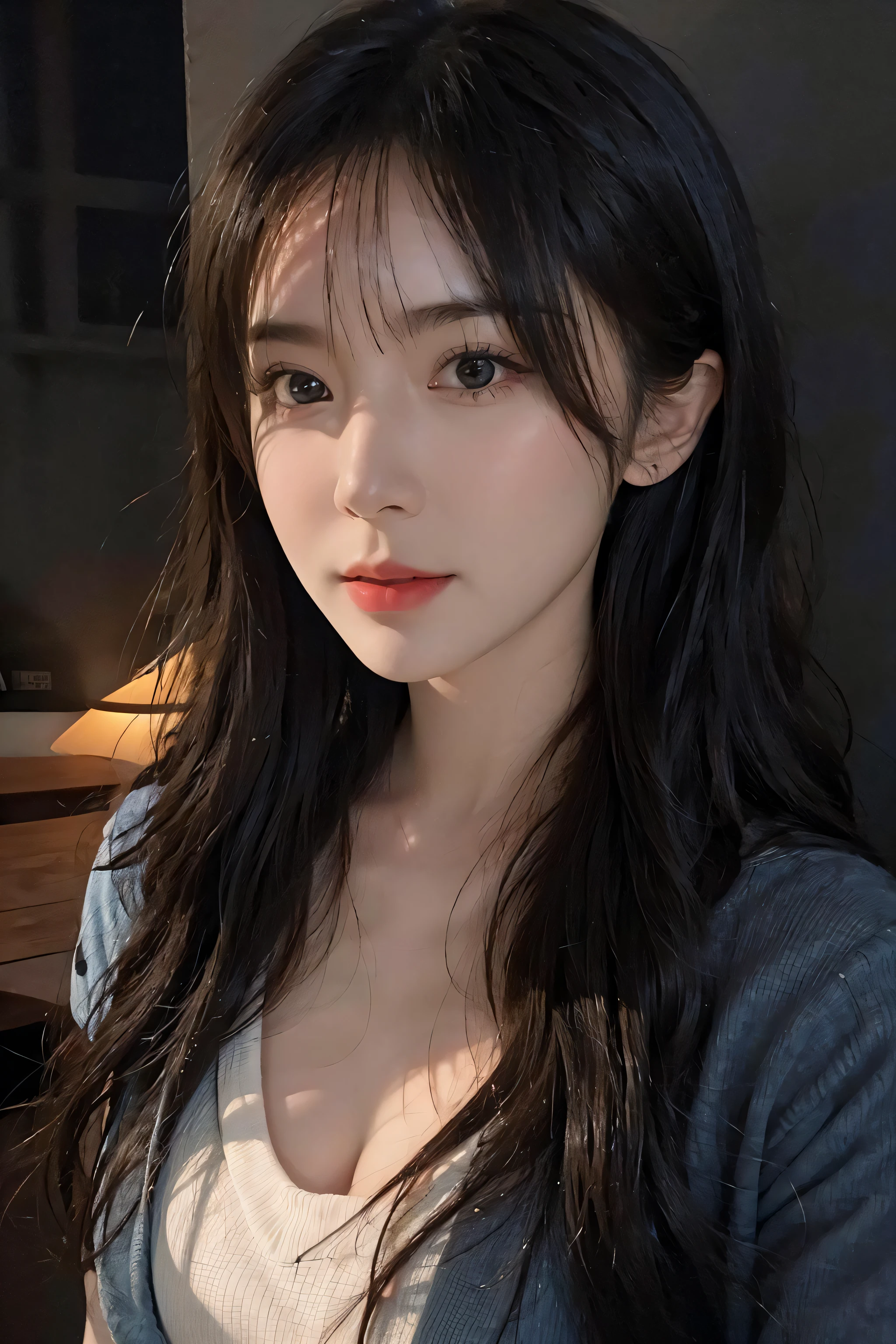 (Photorealistic:1.8, highest quality:1.8,8K masterpiece:1.8,High resolution,Mastepiece:1.8,RAW Photos,Cinematic lighting),No split screen、morning、Cafe、(A girl carrying coffee:1.5)、(Soryu Asuka Langley)、Top view、 (Completely naked、choker、Medium chest、White Shirt、OL affairs uniform、mini skirt、Wide open chest、Beautiful thighs、Plump nipples)、 (Beautiful, shining red, blue, white, brown and silver hair:1.5)、Sparkling Blue Eyes、Fine Lines、greet、Smile、Say hi and wave、holding a coffee cup
