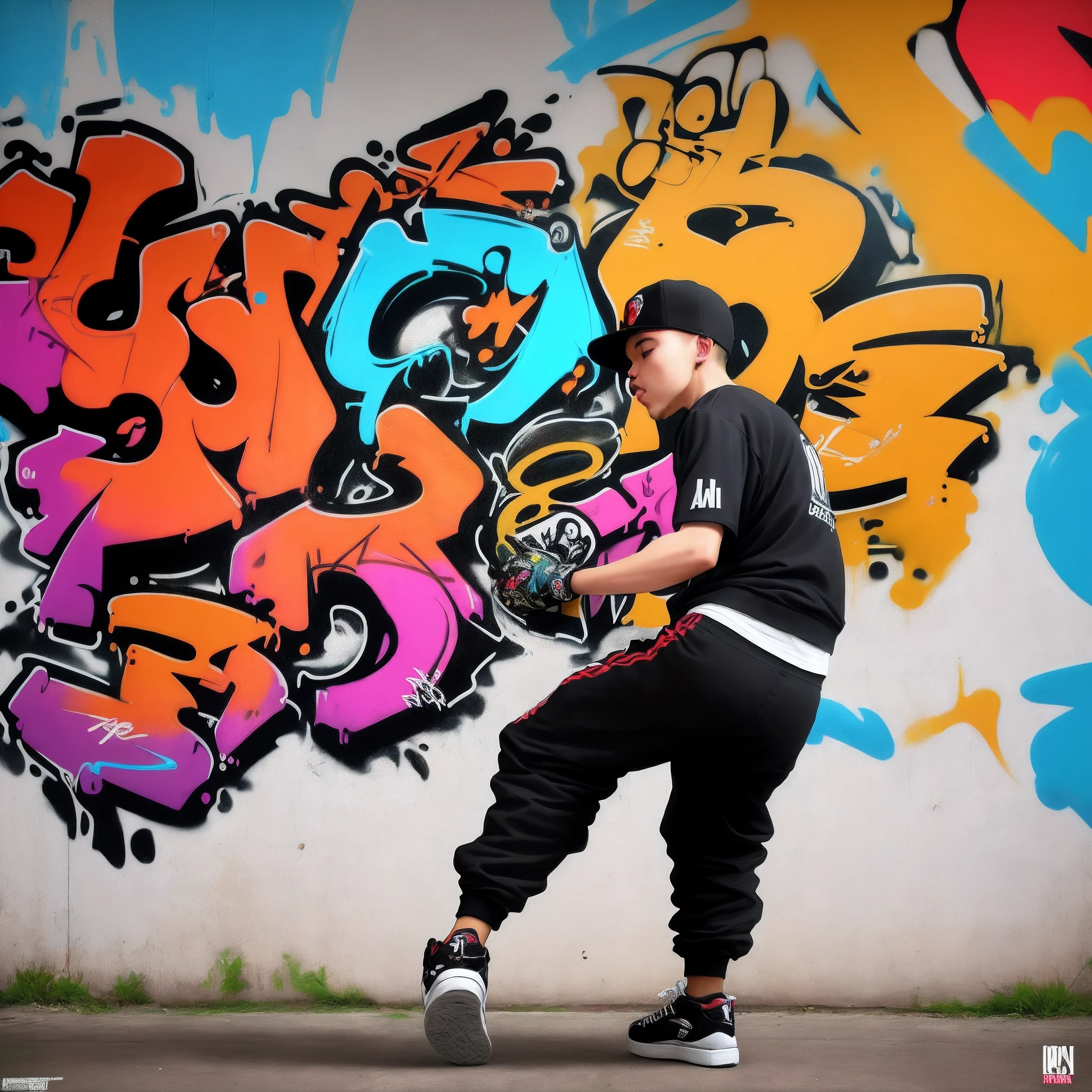 hip hop, Break Dance, Logo, beutiful, graffit style