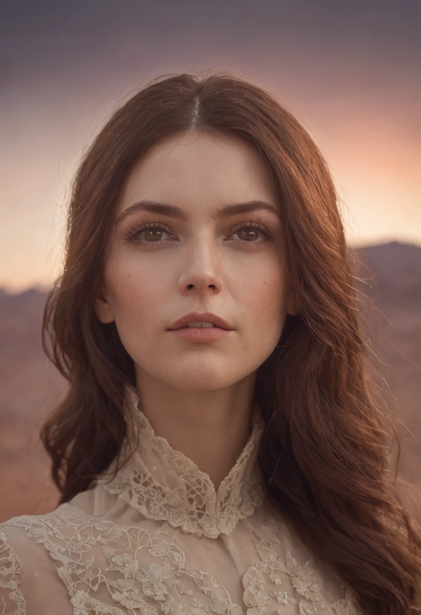 An incredible detailed portrait of a vast alien landscape with a space cowboy stargazing, 8k, extreme detail, photorealistic, dirt particles, cinematic lighting, cinematic shot, expertly drawn, masterpiece, rings in the sky