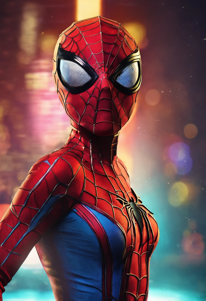 The praying mantis wears Spider-Man&#39;s armor.
