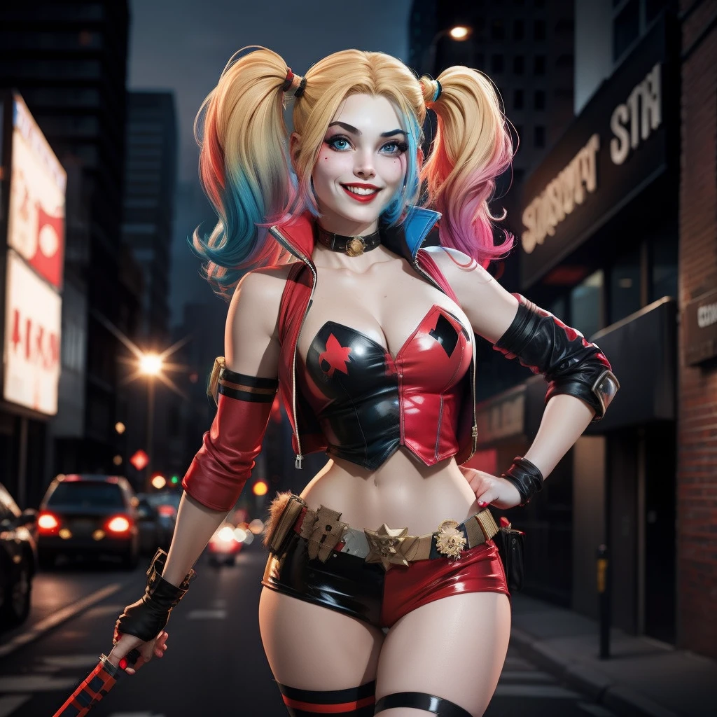 Harley Quinn in the city