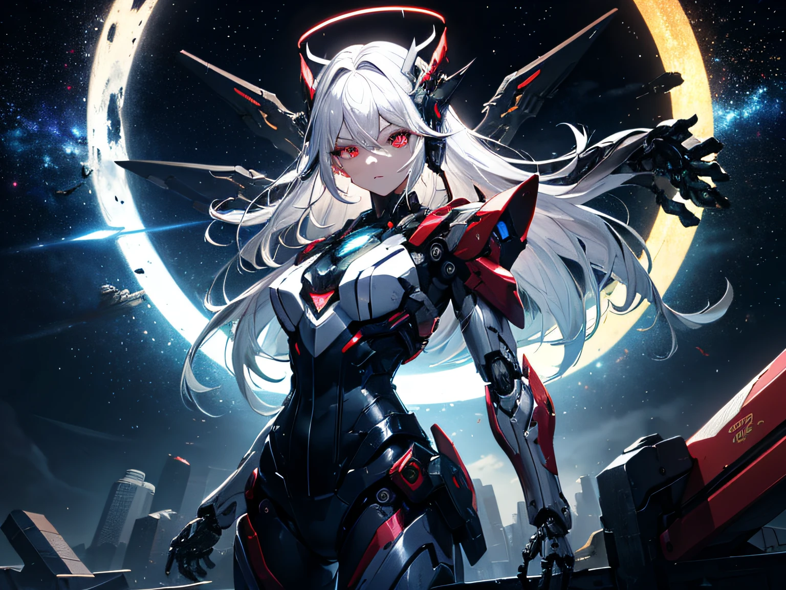 Sporty European Gothic woman, White woman, full bodyesbian, (Biomechanical:1.3), cable wires, Implants, wet ?????????, Exposed abs, Masterpiece, (Dark: 1.3), Darkness, Low light, Night, Cinematic lighting, Black line, Highest quality, ???? woman, (Haight teak cyborg:1.2), (Huge, Lively and delicate ???????), Feminine, Symmetrical, Highly detailed, gigapixel, coalescence, (Sharp body), Detailed body, on focus, Gorgeous face, (Dark eye makeup), (in black lipstick), Tattoos,(Simon Bisley), (In 2000.D.), (ABC Warriors), (Joe pineapple), Ridge, Grim, Grimdak.， Detailed digital anime art， Full body detail 4K，Dreamlike，and its detailed completeness .