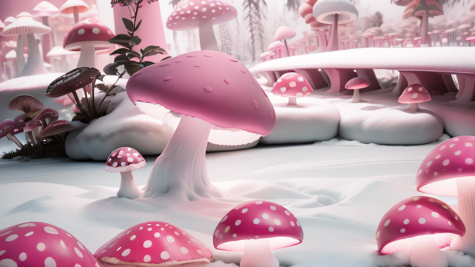 maquete. Neon dark pink mushroom. maquete. Neon Mushroom. cotton. maquete. neon light. cotton. maquete. dark pink mushroom.