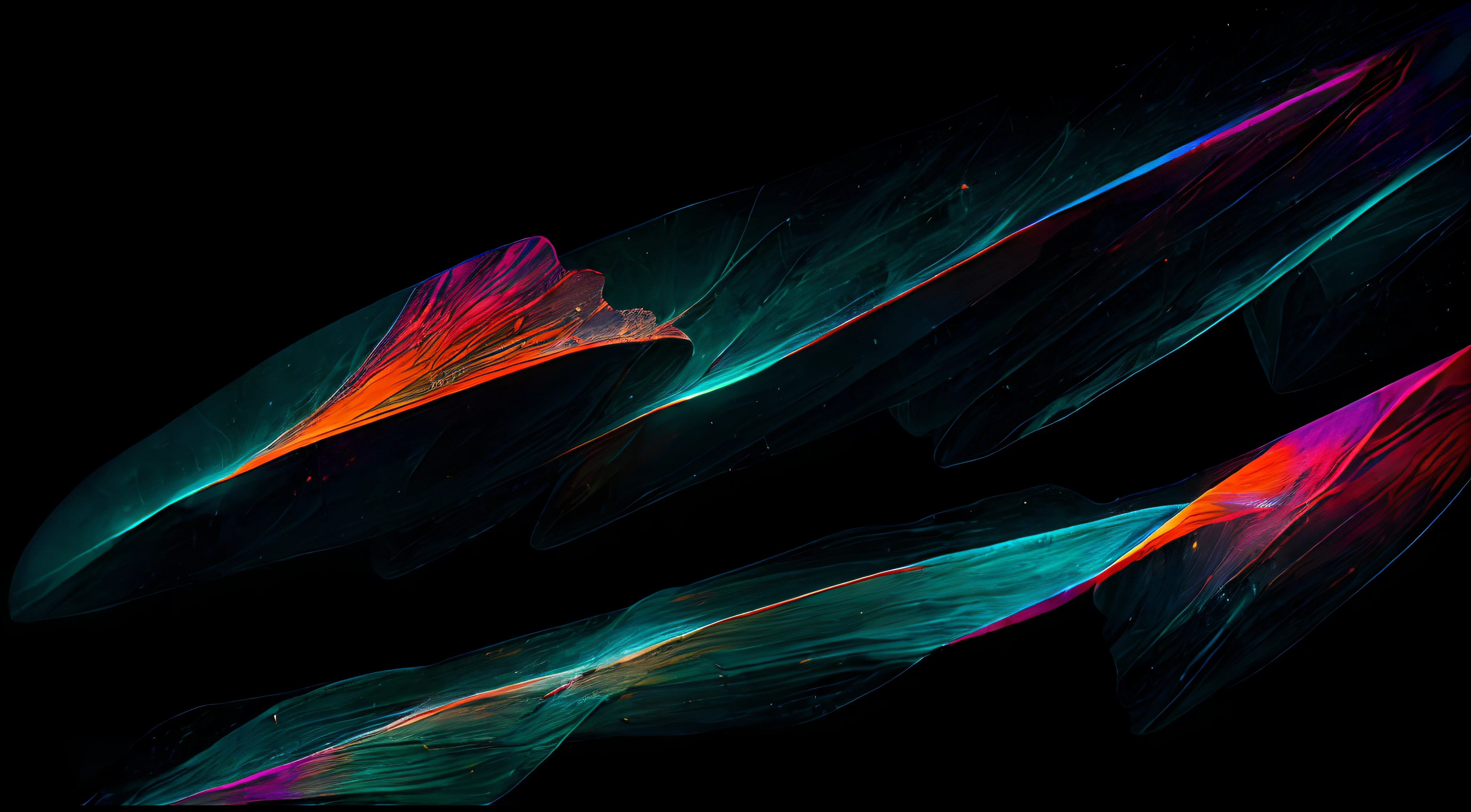 Crea una fascinante obra de arte abstracta con un enfoque en la fluidez y el movimiento. Utilice una paleta de colores rica y diversa, Blend tones seamlessly to evoke a sense of continuous movement. Explore the interplay between softness, Suave, Sharp shapes, Dynamic edges. Deja que los colores sangren y se mezclen, giving the impression of swirling currents or energetic vibrations. Incorporar elementos de la naturaleza, like gentle curves that resemble ocean waves, Vibrant bursts reminiscent of blooming flowers, or power lines that resemble gusts of wind. He fuses these natural motifs with abstract forms to create a harmonious and captivating composition.... Embrace the idea of serendipity and spontaneity while allowing colors and shapes to take shape organically. Anima a la obra de arte a desarrollarse como un viaje, invitar al espectador a explorar e interpretar las profundidades del paisaje abstracto. This work of art should inspire a sense of wonder and fascination.., Atraer a los espectadores a su fascinante mundo de colores y formas. The blend of abstraction and nature will transport observers to a realm of imagination and excitement...., leaving a lasting impression of beauty and creativity.