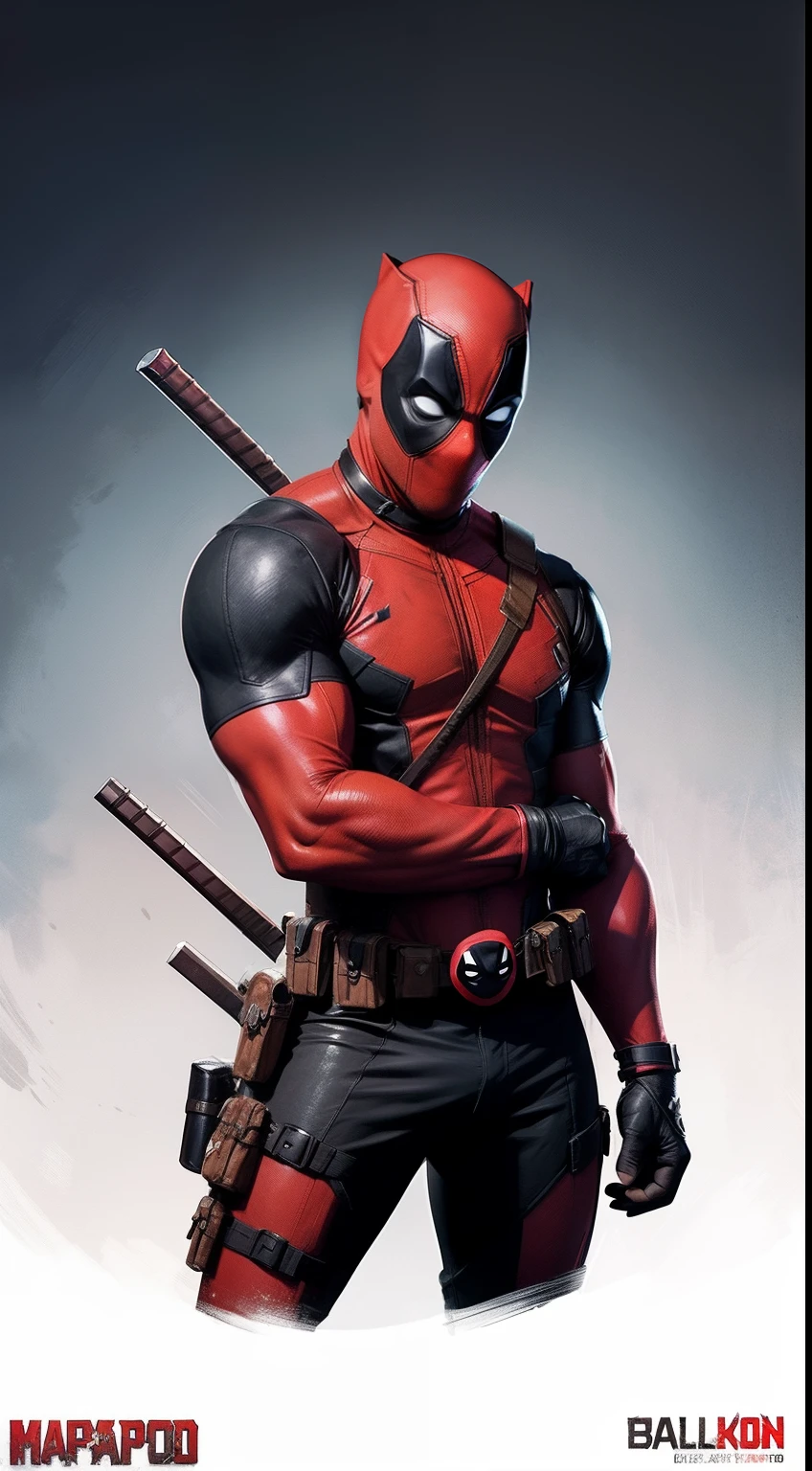 (papel de parede 8k extremamente detalhado), a photo of Deadpool in action confronting Magneto