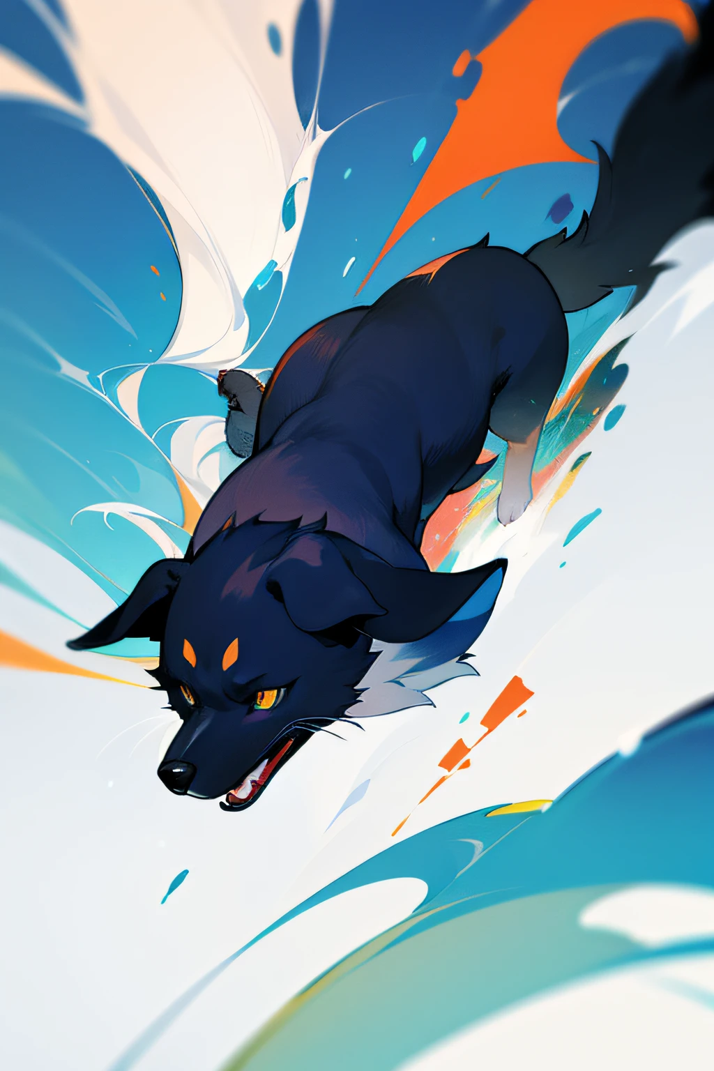 a dog