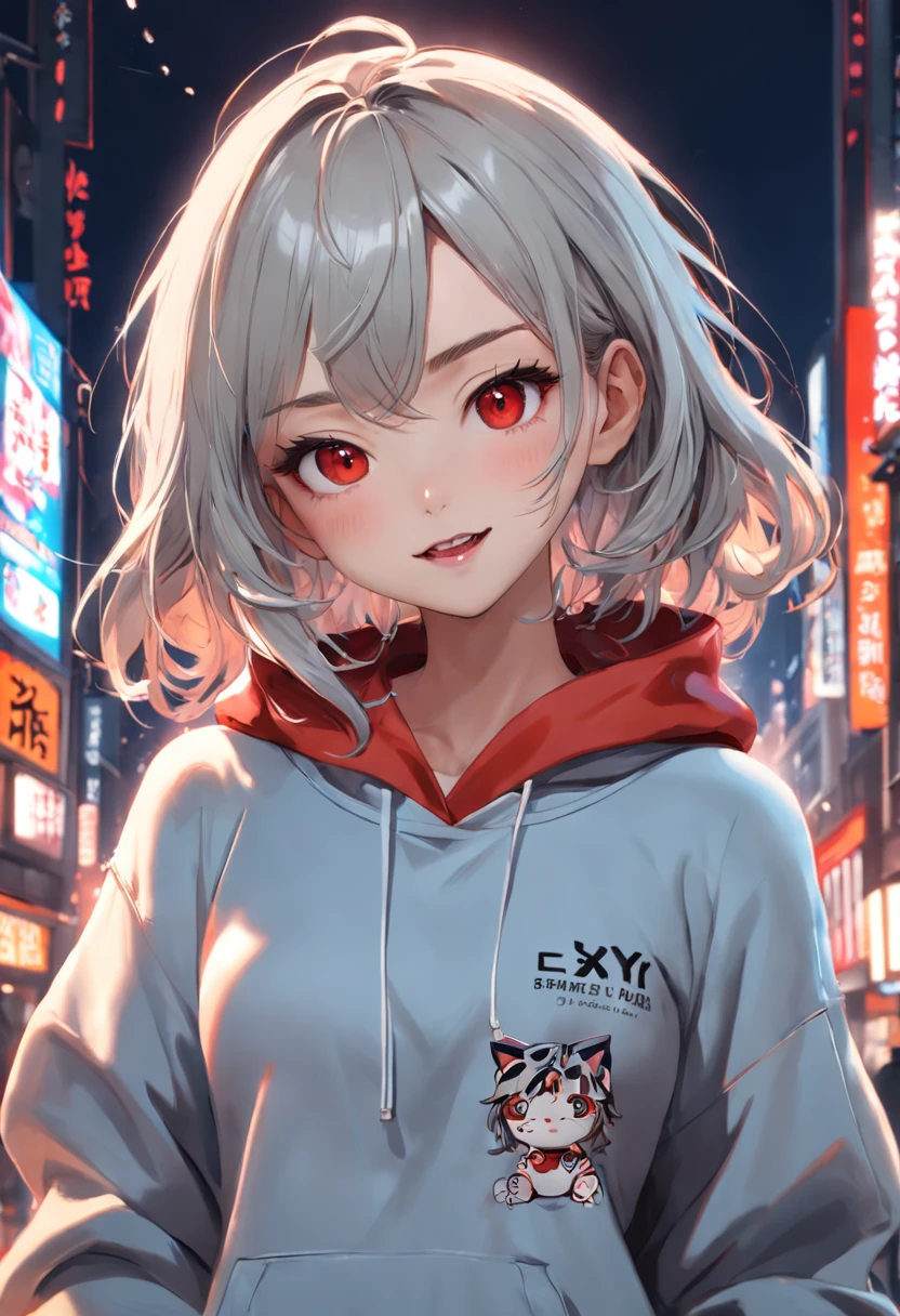 1 girl, beautiful Korean girl, (Cute Loose Bob hair), (wearing a cropped tiger hoodie, capri sweatpants:1. 5), (hands in pockets:1. 5), (red lips:1. 3), (small breasts:1. 3), (toned stomach:1. 3), (eyelashes:1. 2), (aegyo sal:1. 2), (detailed face), immersive background, volumetric haze, global illumination, (flowing hair), (bright smile), natural lighting, ((beautiful detailed eyes, symmetrical eyes), (photorealism:1. 5), (photorealistic:1. 4), (8k, RAW photo, masterpiece), High detail RAW color photo, realistic, (highest quality), (best shadow), (best illustration), ultra high resolution, highly detailed CG unified 8K wallpapers, physics-based rendering, realistic, realism, high contrast, hyperrealism, f1. 6 lens, rich colors, hyper-realistic lifelike texture, cinestill 800)