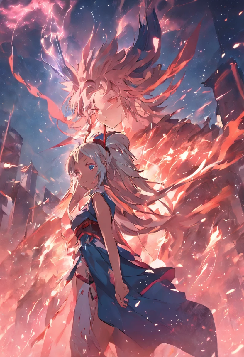 fujin、god of thunder、a beauty girl