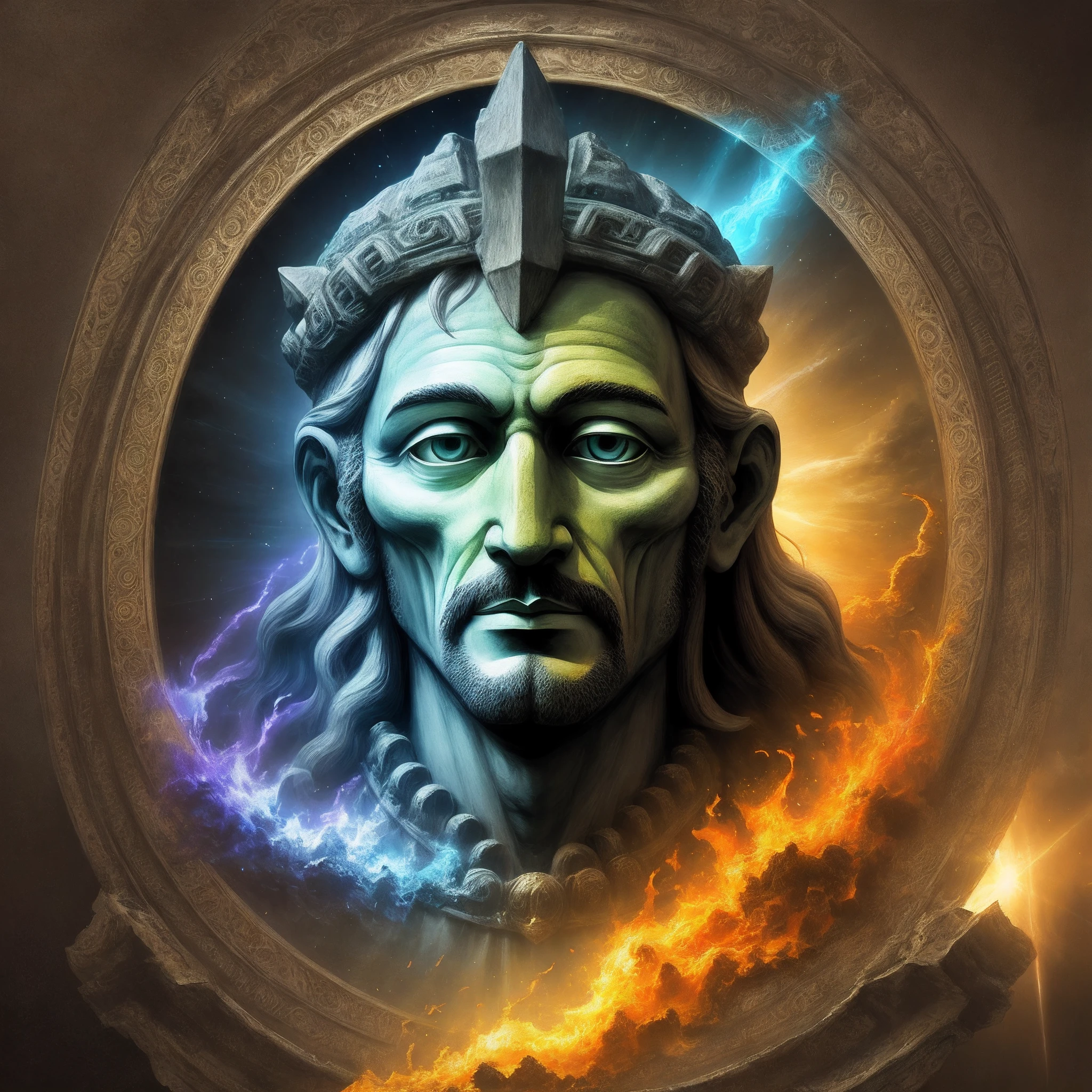 the original god，Color map