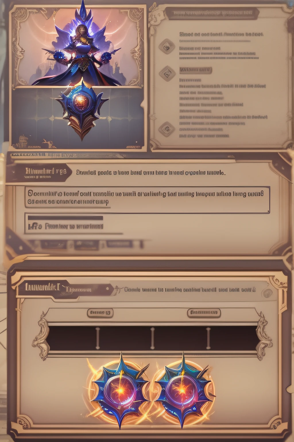 Bandwidth mage items and skill images on slides