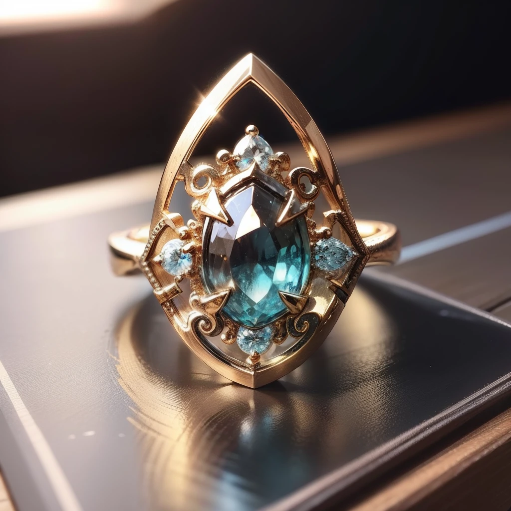 gyuru，Placed on the table，Beautiful ring，Particularly creative