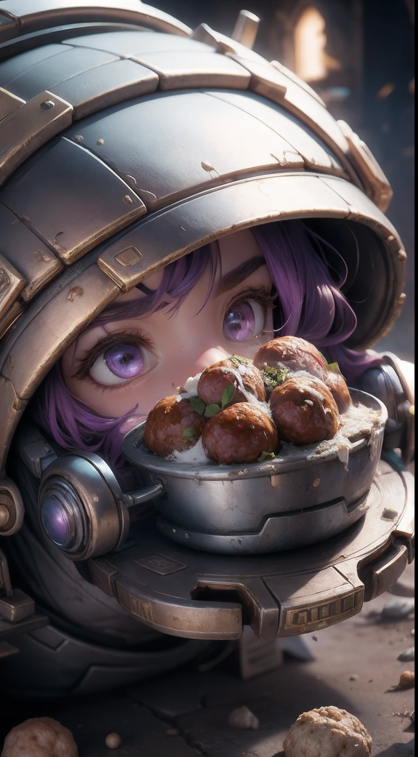 Thanos became the meatball seller