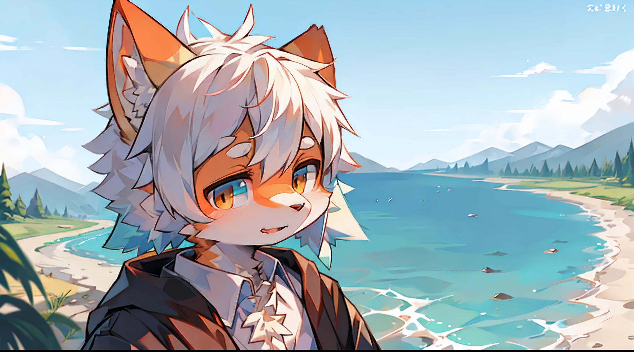 furry,fur,body fur,outdoor,river,solo,short sleeves,horizon,dress shirt,character focus, white hair, orange fur,BREAK,aoeu,aoeu,aoeu,aoeu,aoeu,aoeu,aoeu,aoeu,aoeu,aoeu,aoeu,aoeu,aoeu,aoeu,aoeu,aoeu,aoeu,aoeu,aoeu,aoeu,aoeu,aoeu,aoeu,aoeu,aoeu
