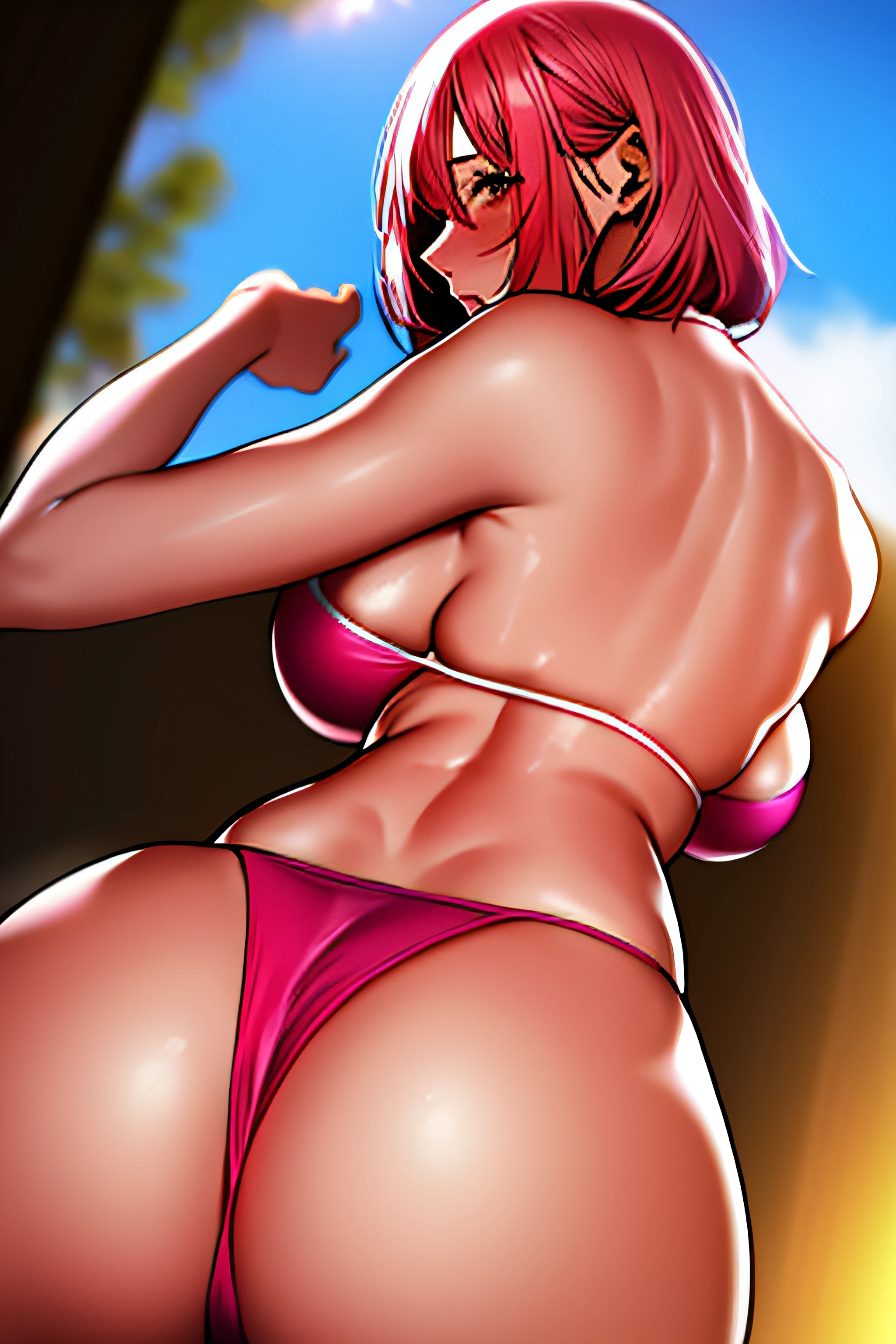 Top Quality, high-resolution, as.R1, Brown eyes, Pink hair, Swimming pool pale blue swimsuit with polka dots short bob crawling on fours red ass being beaten , Aero 404 has a prominent butt 1 girl,Verdi's poetry.,Get wet all over your body,Onsen,Deshifriedhir,Shy and shy redness,Spread Your Legs,Soft lips,Adjustable
masterpiece, Best Quality, highres, 8k, 1girl, Pink hair, eyes blue, big breasts, looking at the scenes, string bikini, Standing, Bullside X