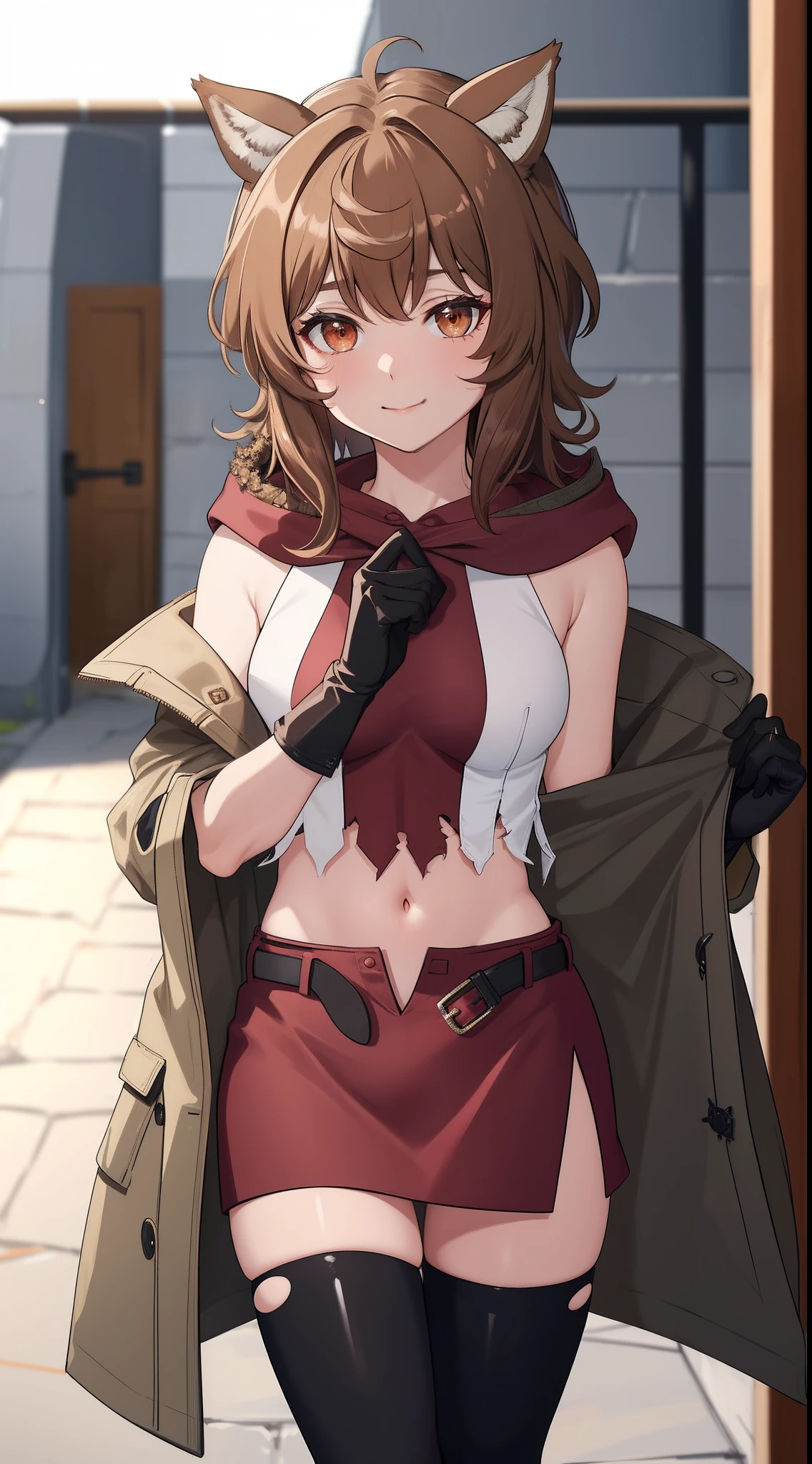 ((artwork, Best quality)), Front Lighting, (1 woman), (Alone), (female focus), (stand:1.3), (looking forward: 1.3), straight pose, sexy body, medium hair , swimming suit, swimming, swimming uniform, swimming goggles on the forehead, goggles on the forehead, (very wide shot: 1.5), wavy hair, brown hair, hair behind the ear, human ear, green eyes, light reflection , anatomically correct