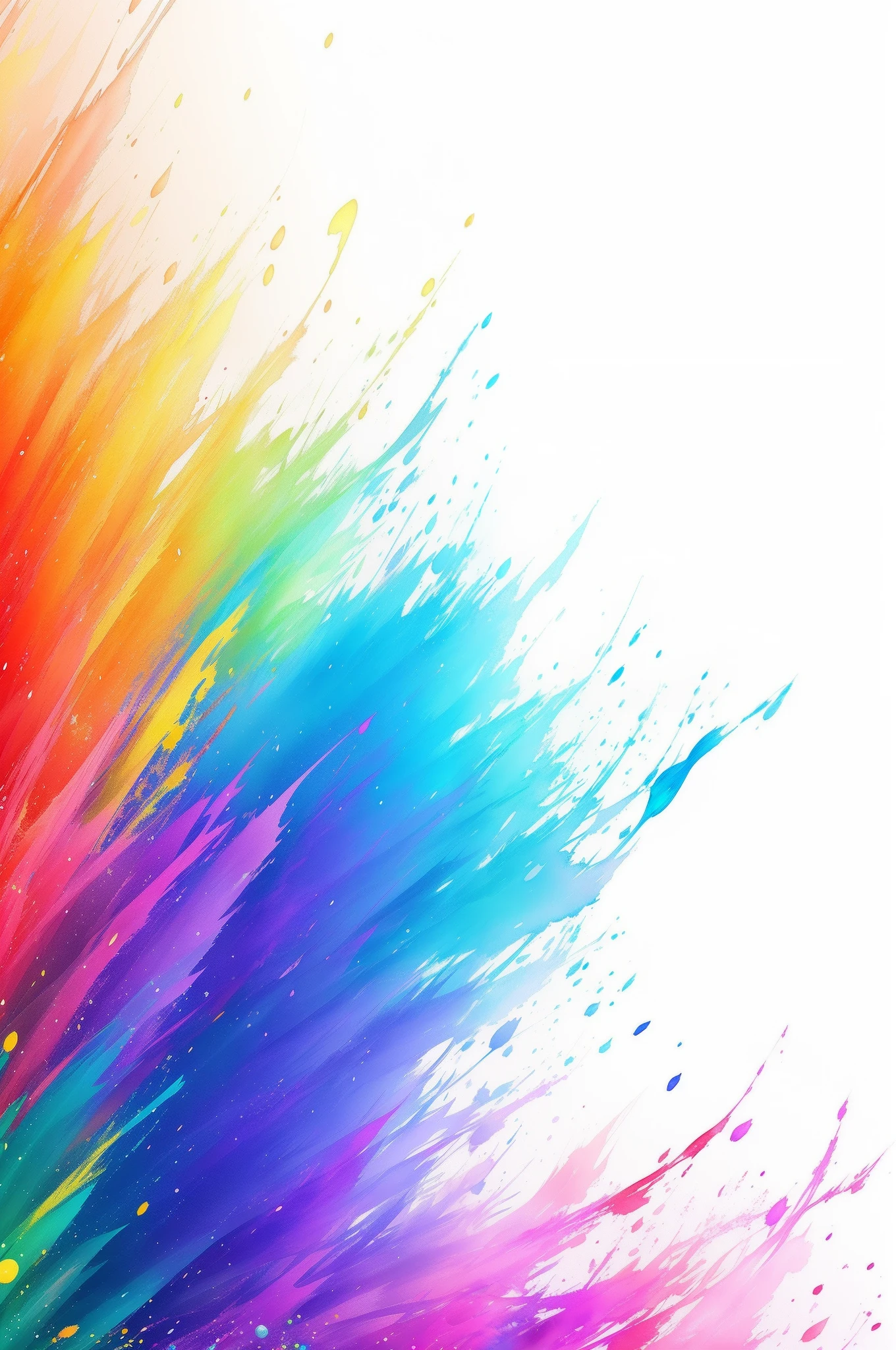 highly detailed CG Unity 8k wallpapers，top Quority，ultra-detailliert，tmasterpiece，Watercolor splash art of splashing ink，Neon splash design。