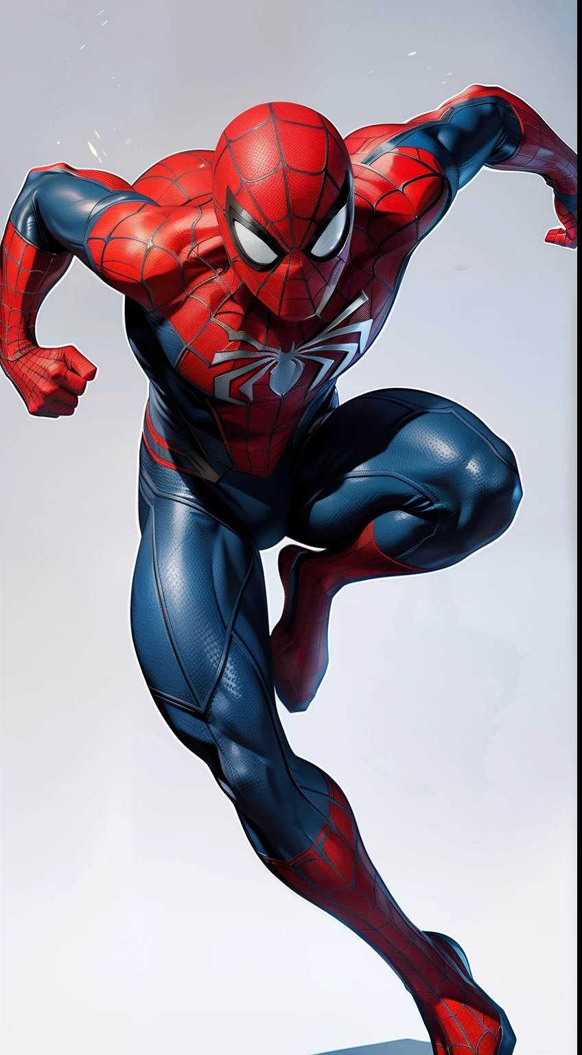 Spiderman with a chocolate
